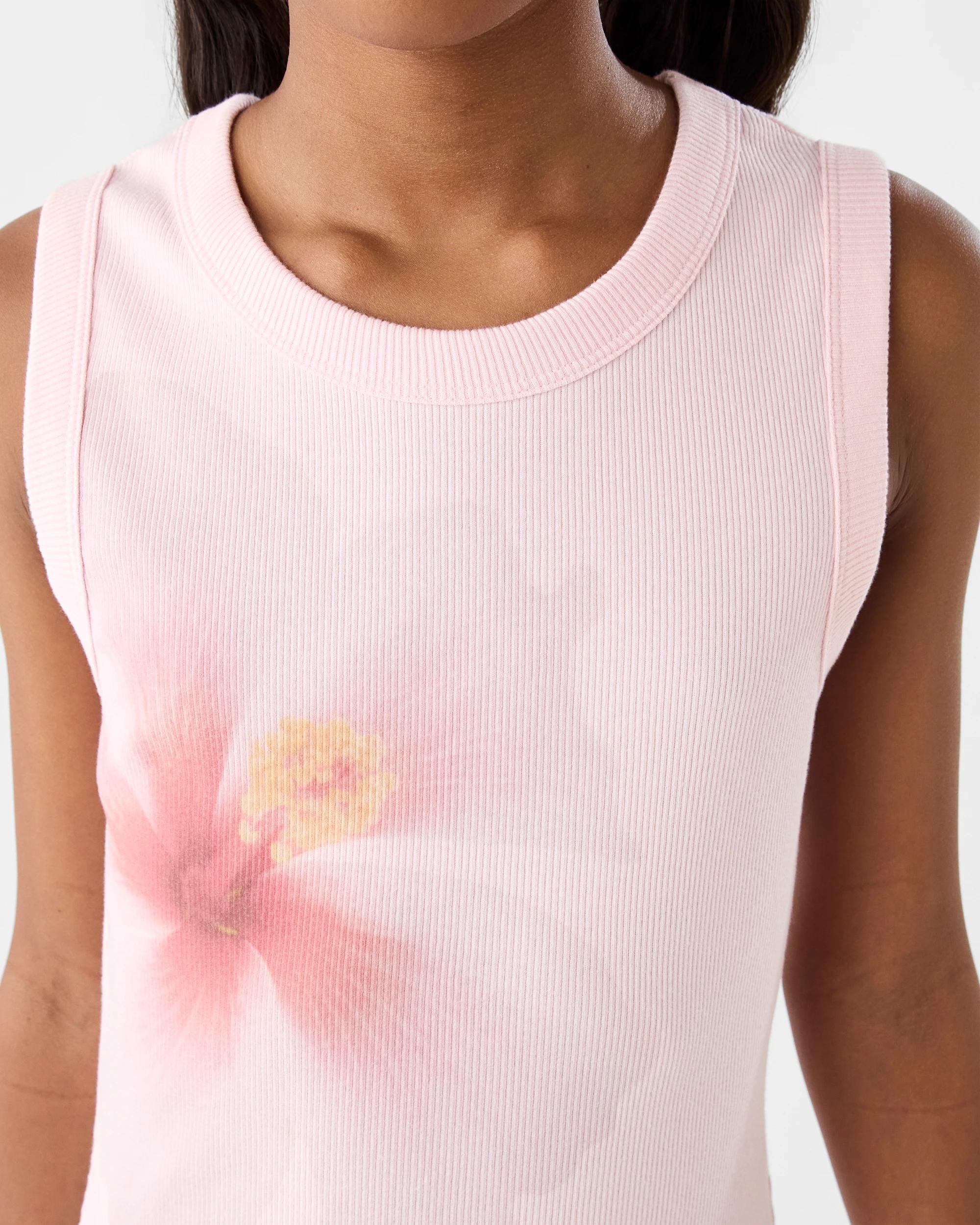 4 Rib Tank Dress Pnk Flower, 4 of 7