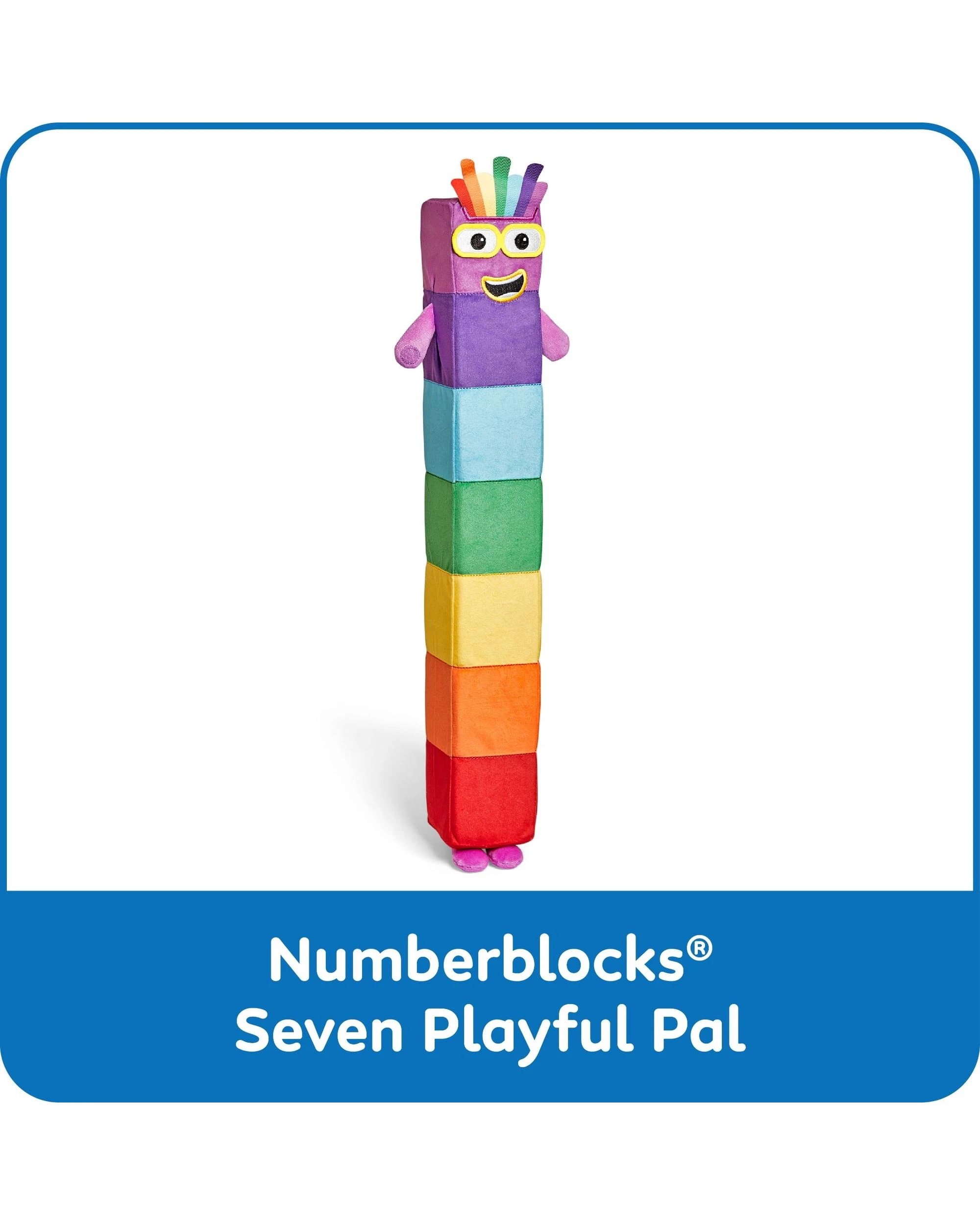 3 Numberblocks Seven Playful Pal Plush, 3 of 7