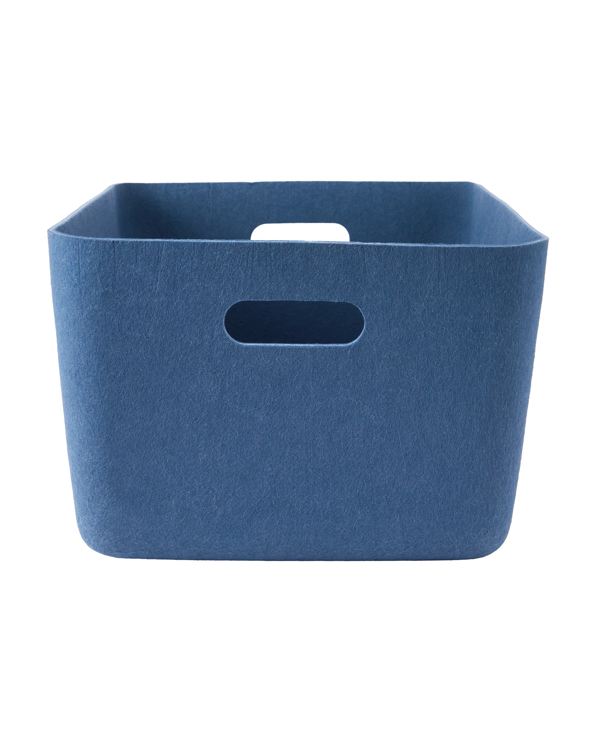 2 Moulded Felt Basket - Blue, 2 of 5