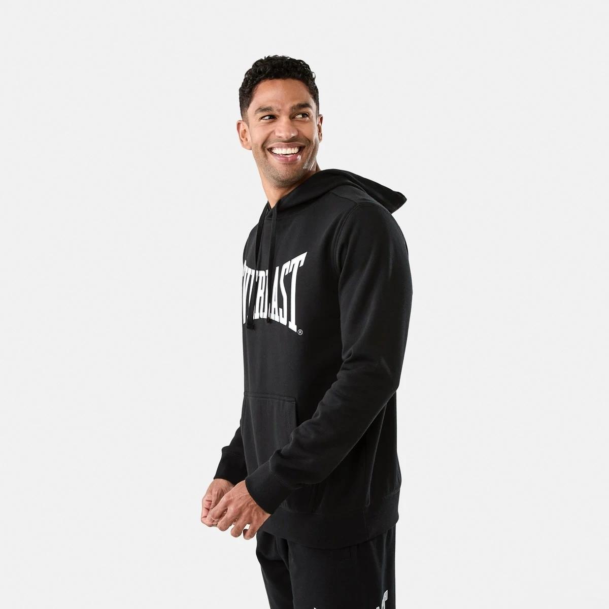 2 Everlast Mens Classic Sport Hoodie EVER CLASSIC BLACK, 2 of 7