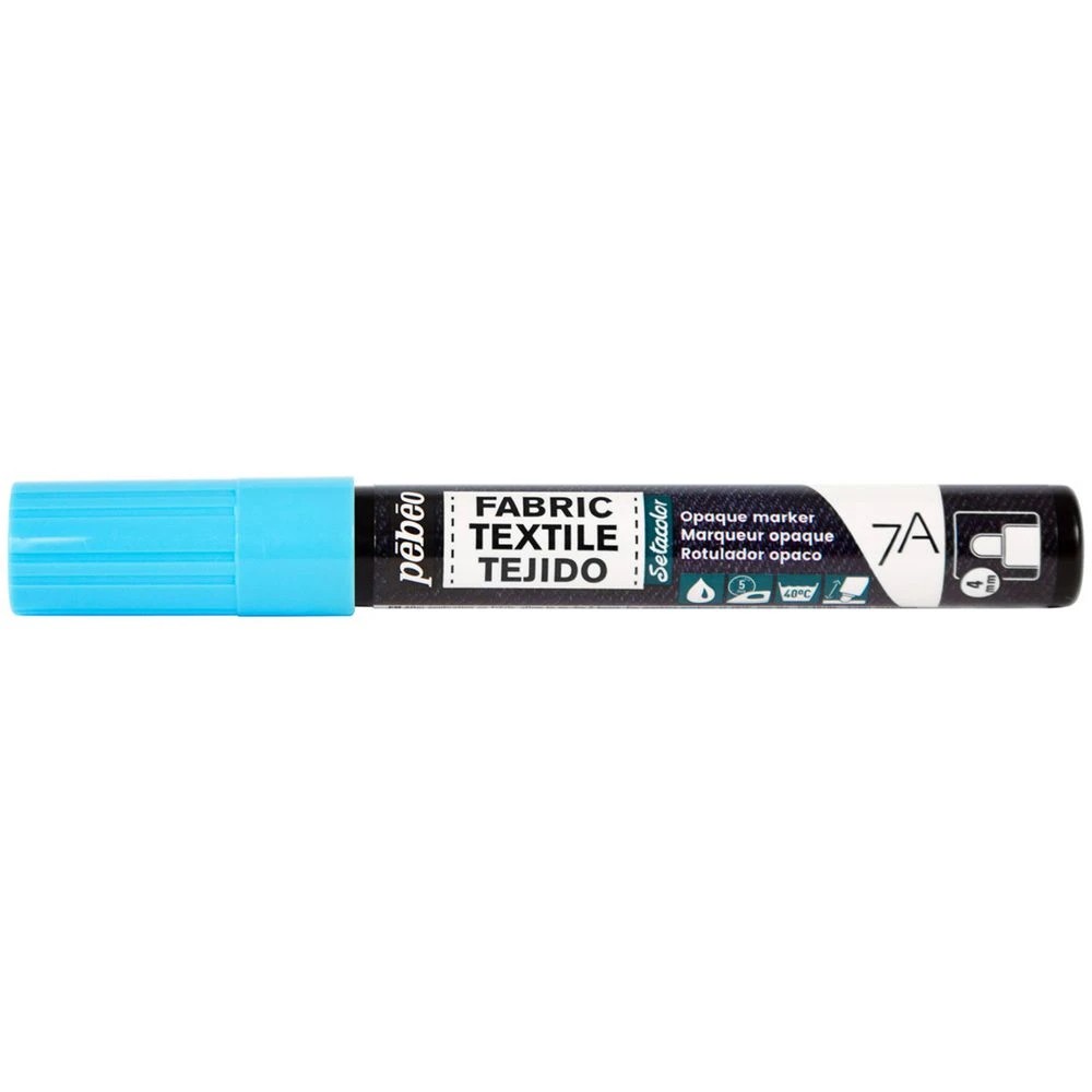 1 Pebeo 7A Opaque Marker 4mm Pastel Blue, 1 of 2