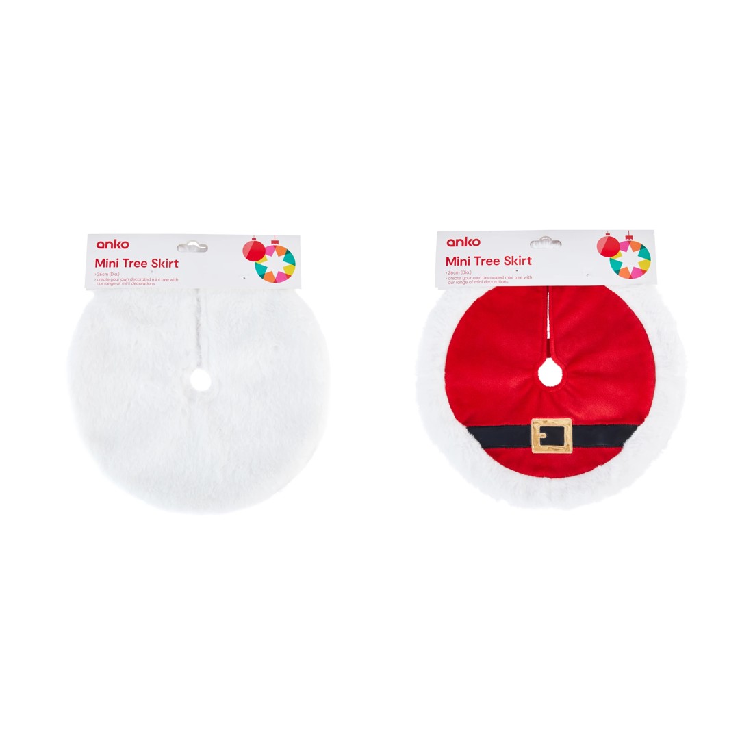 5 Mini Tree Skirt - Assorted, 5 of 5