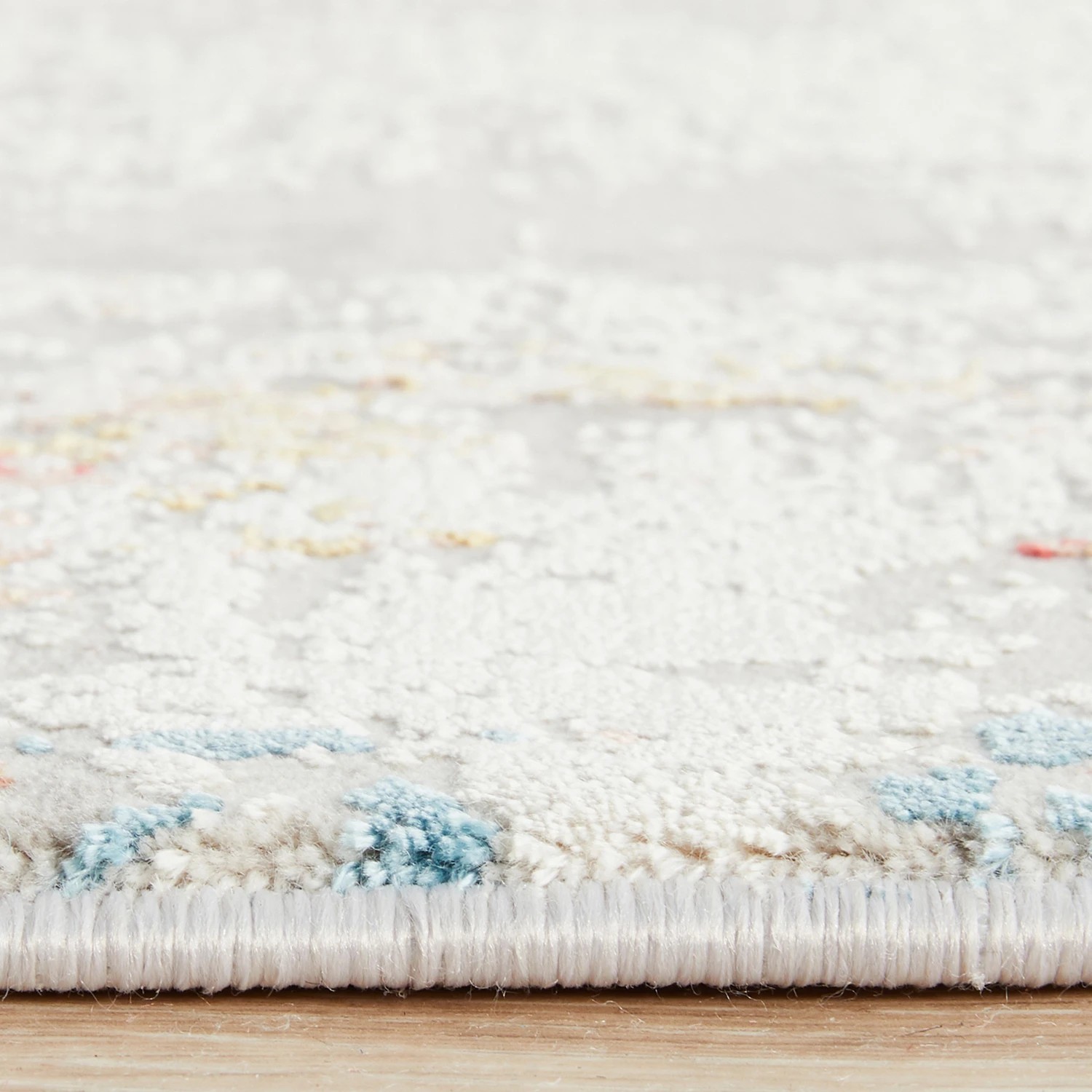7 Common Ground Rugs Glimmers 107 400x80cm Runner - Large Bamboo Silk Power Loomed Rug - Multi, 7 of 9