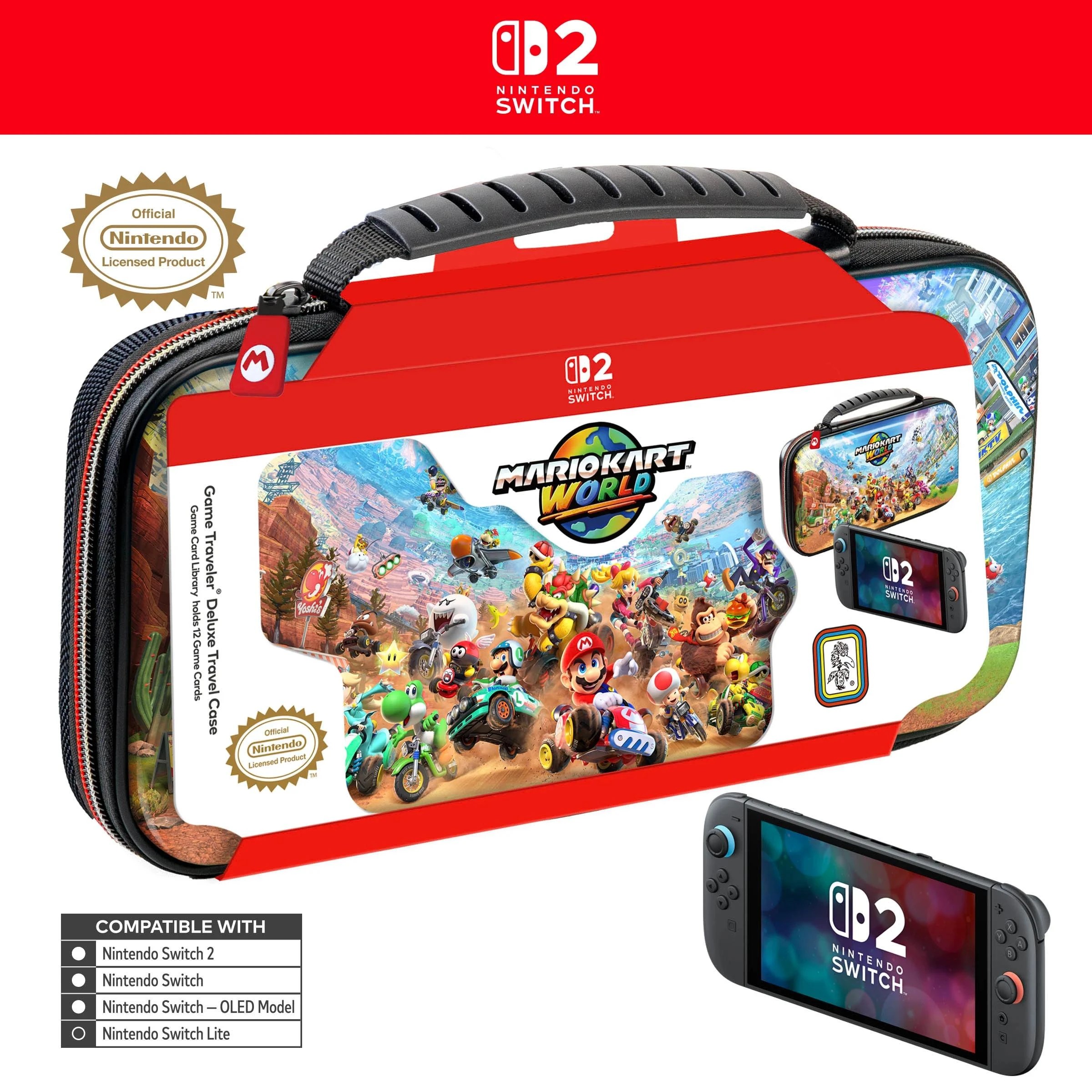 1 Nintendo Switch 2™ Game Traveler® Deluxe Case - Mario Kart World - Multi, 1 of 7