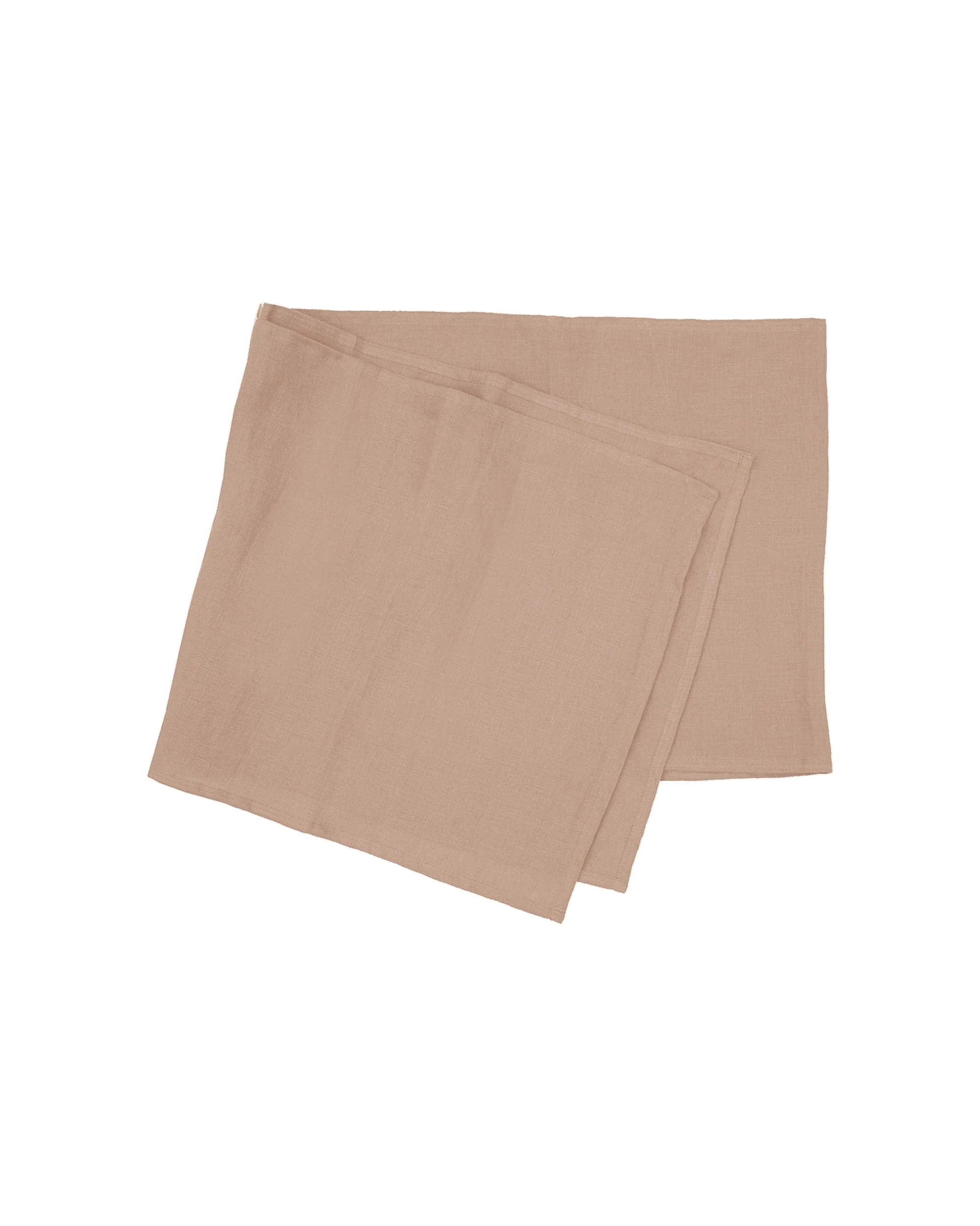 1 Bambury Home Decor Tableware Linen Table Runner Tea Rose Woven 35x180cm - Red, 1 of 1