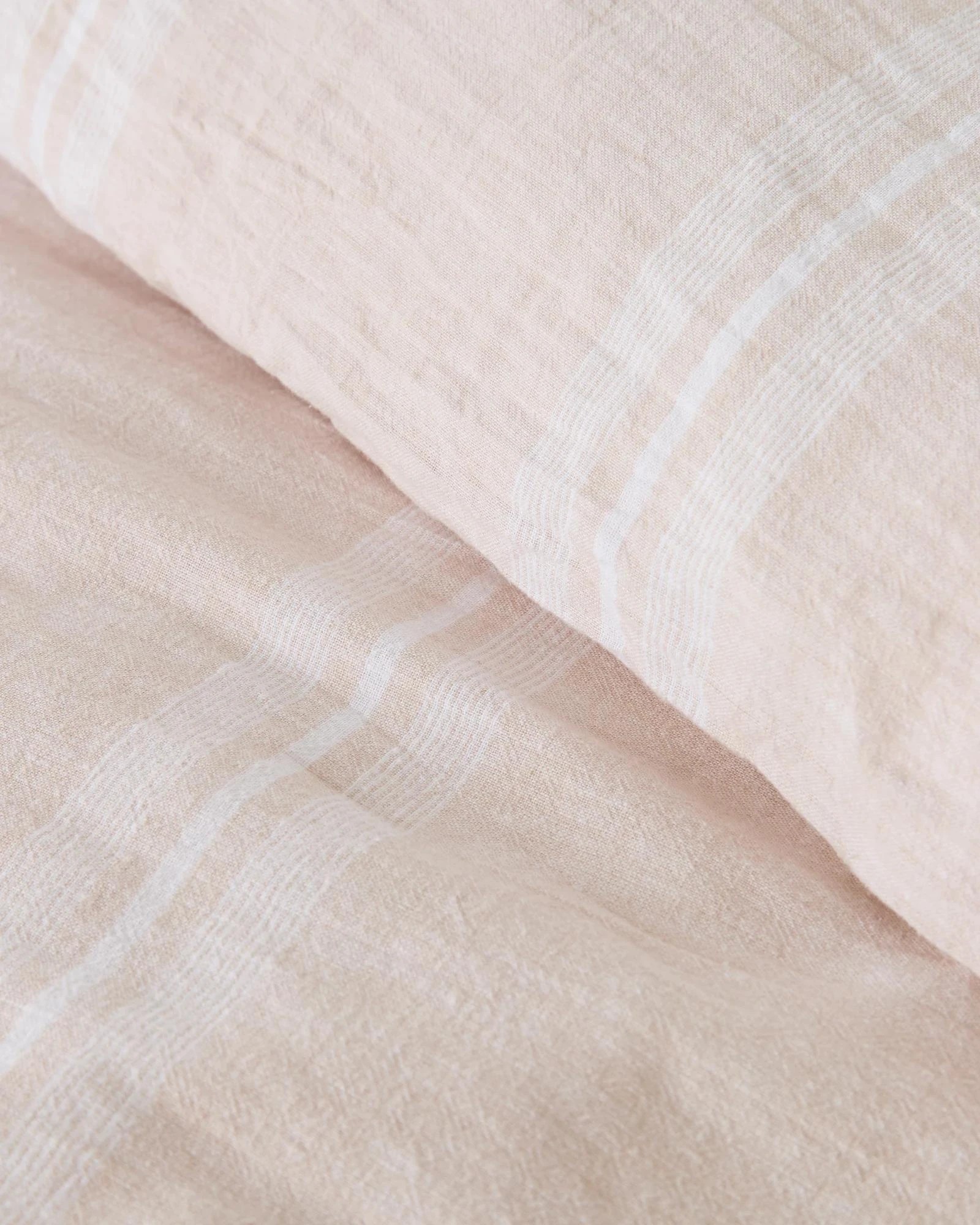 5 Target Rowie Stripe Linen/Cotton Quilt Cover Set - King Bed - Natural, 5 of 6