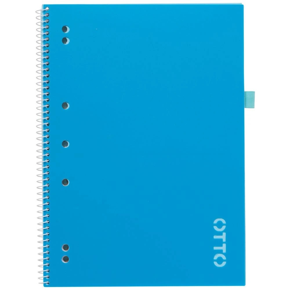 2 Otto A4 Recycled Lecture Book 140 Page Blue, 2 of 5