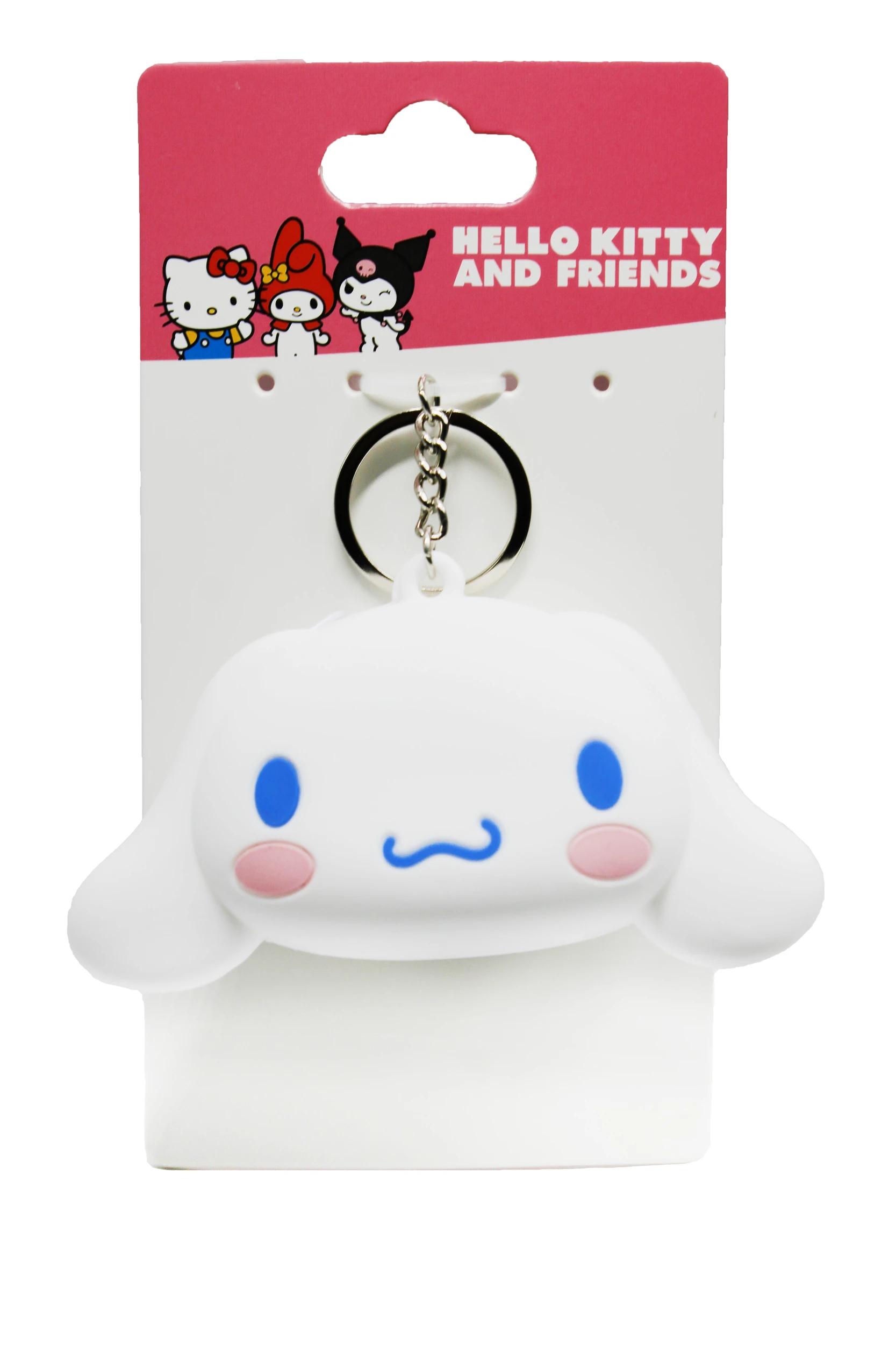 1 Hello Kitty and Friends License Cinnamoroll Keyring - White and Silver Tone Cinamoroll, 1 of 4