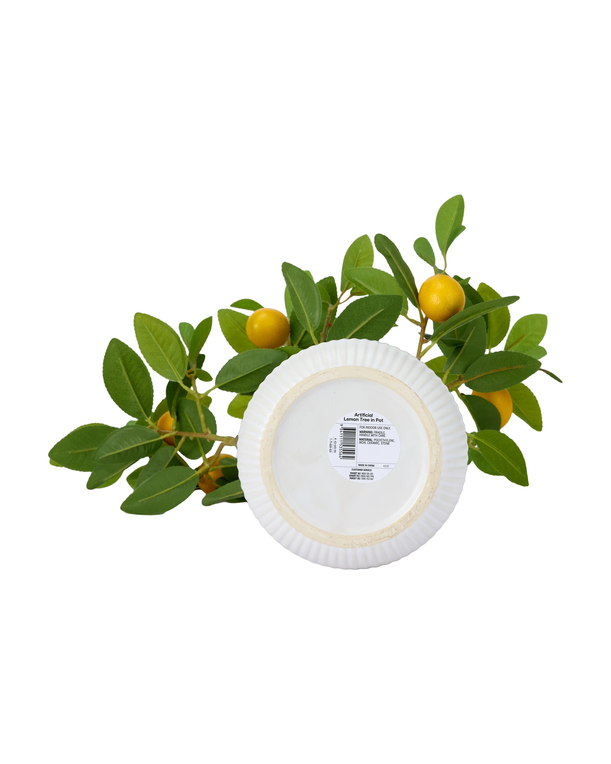 3 Artificial Lemon Tree in Pot, 3 of 3