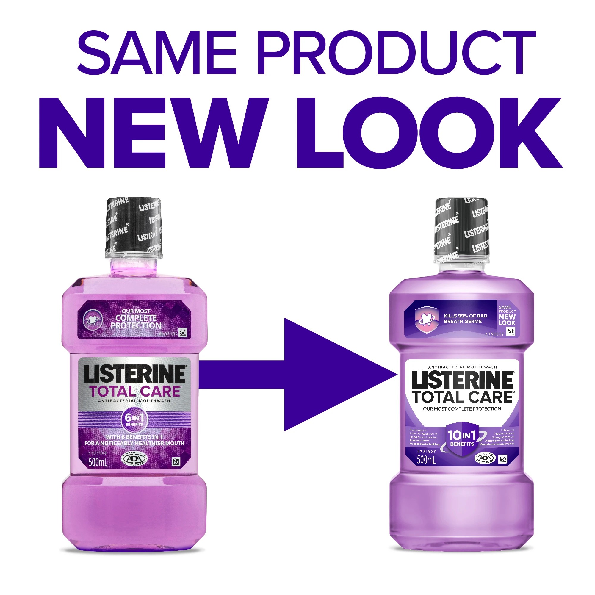 3 Listerine Total Care Antibacterial Mouthwash, 3 of 8