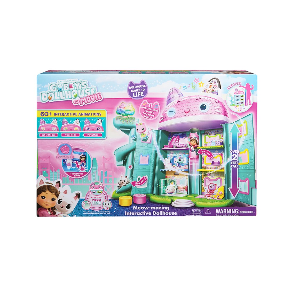 1 Gabby's Dollhouse the Movie Meow-mazing Interactive Dollhouse, 1 of 10