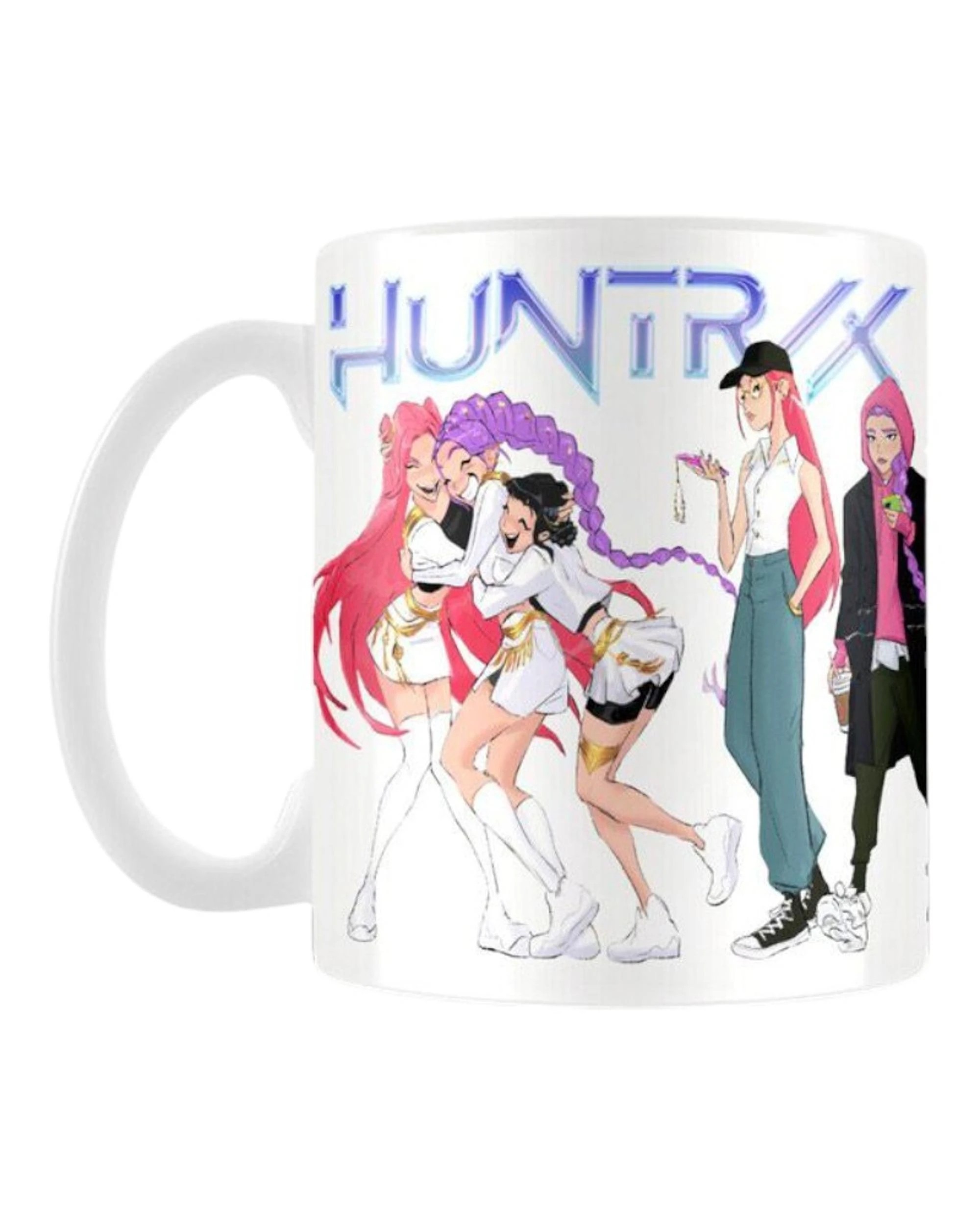 1 K-Pop Demon Hunters HUNTR/X Triptych White Mug, 1 of 3