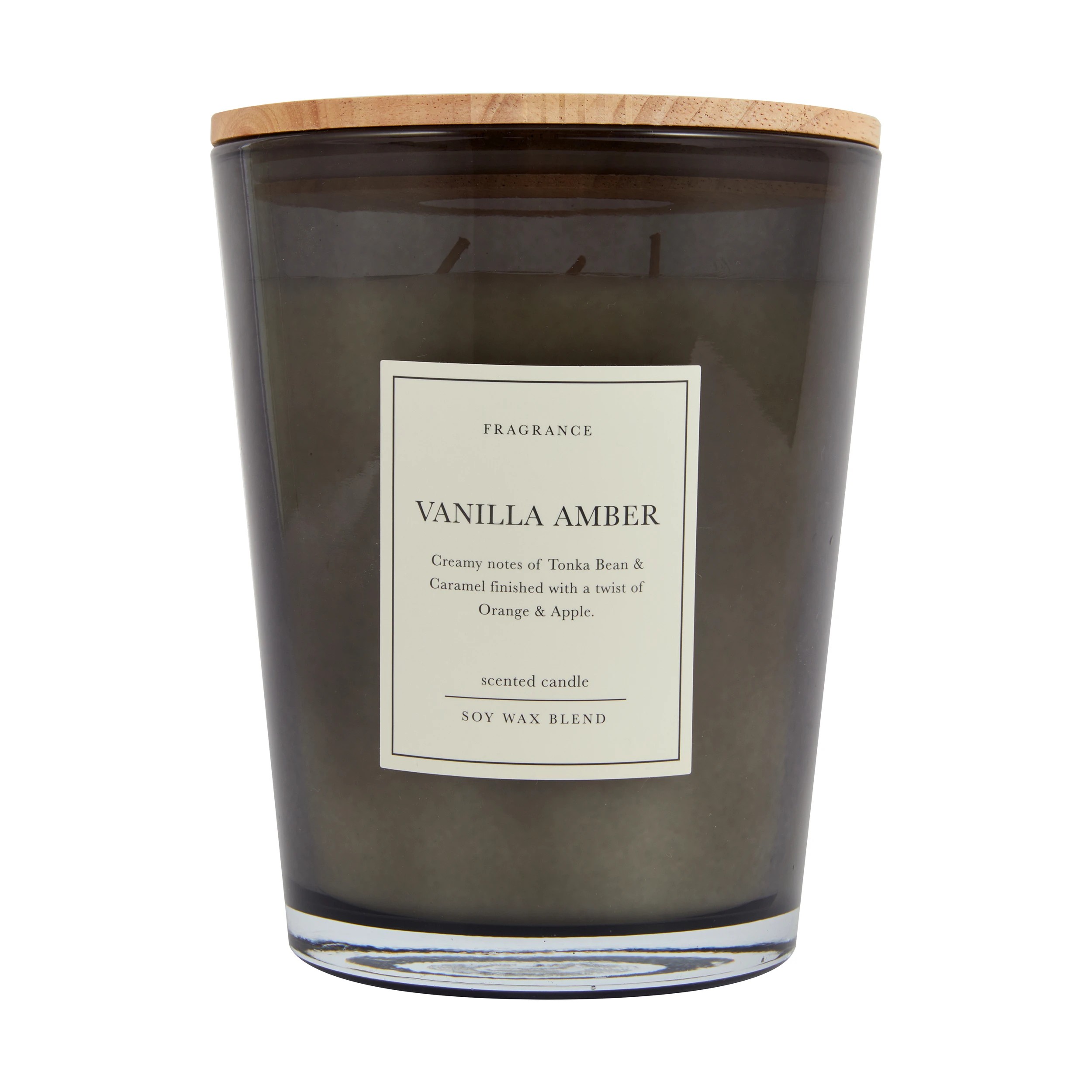 1 XL Vanilla Amber Soy Wax Blend Scented Candle, 1 of 5