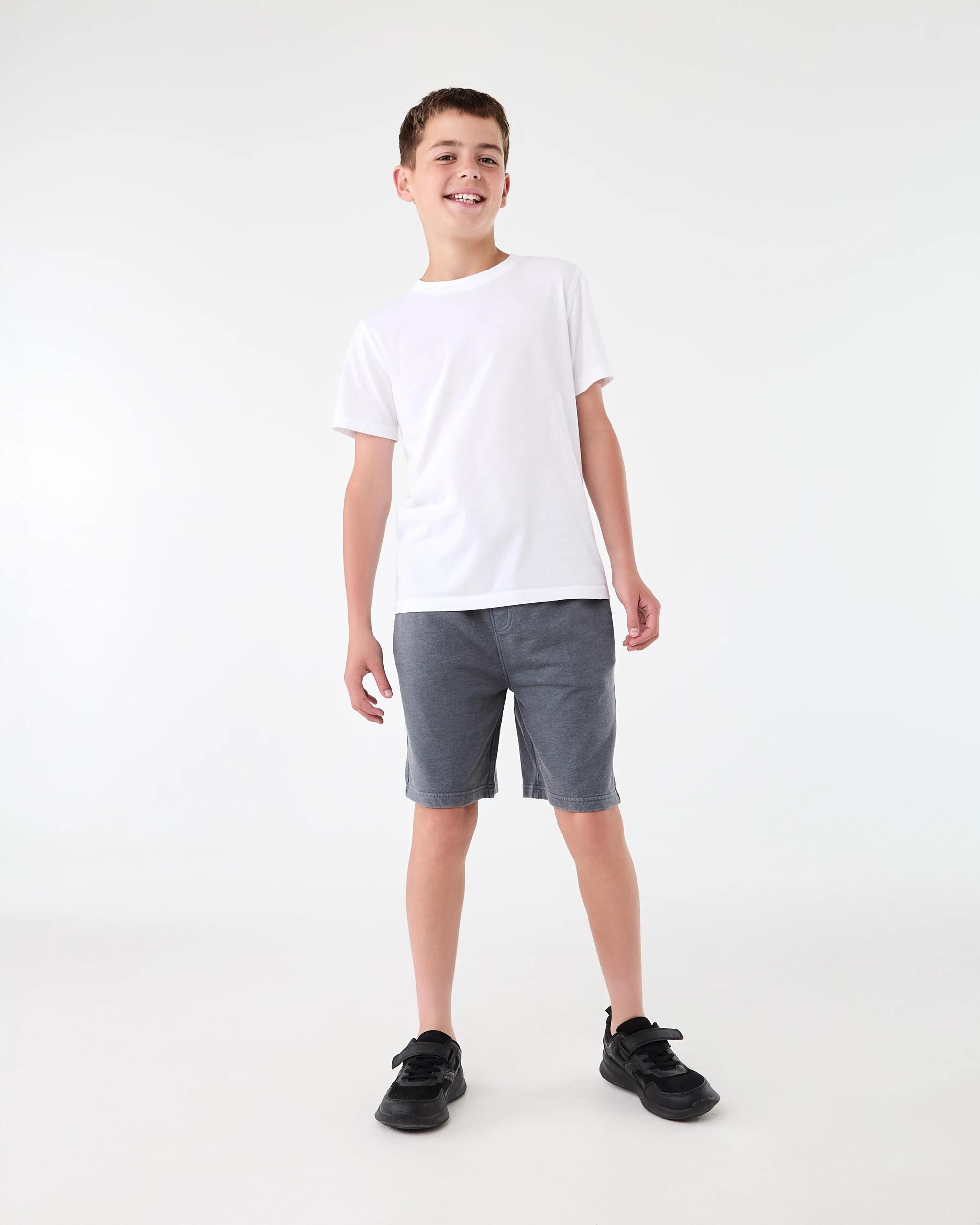 6 Washed Knit Shorts Greyblu, 6 of 6