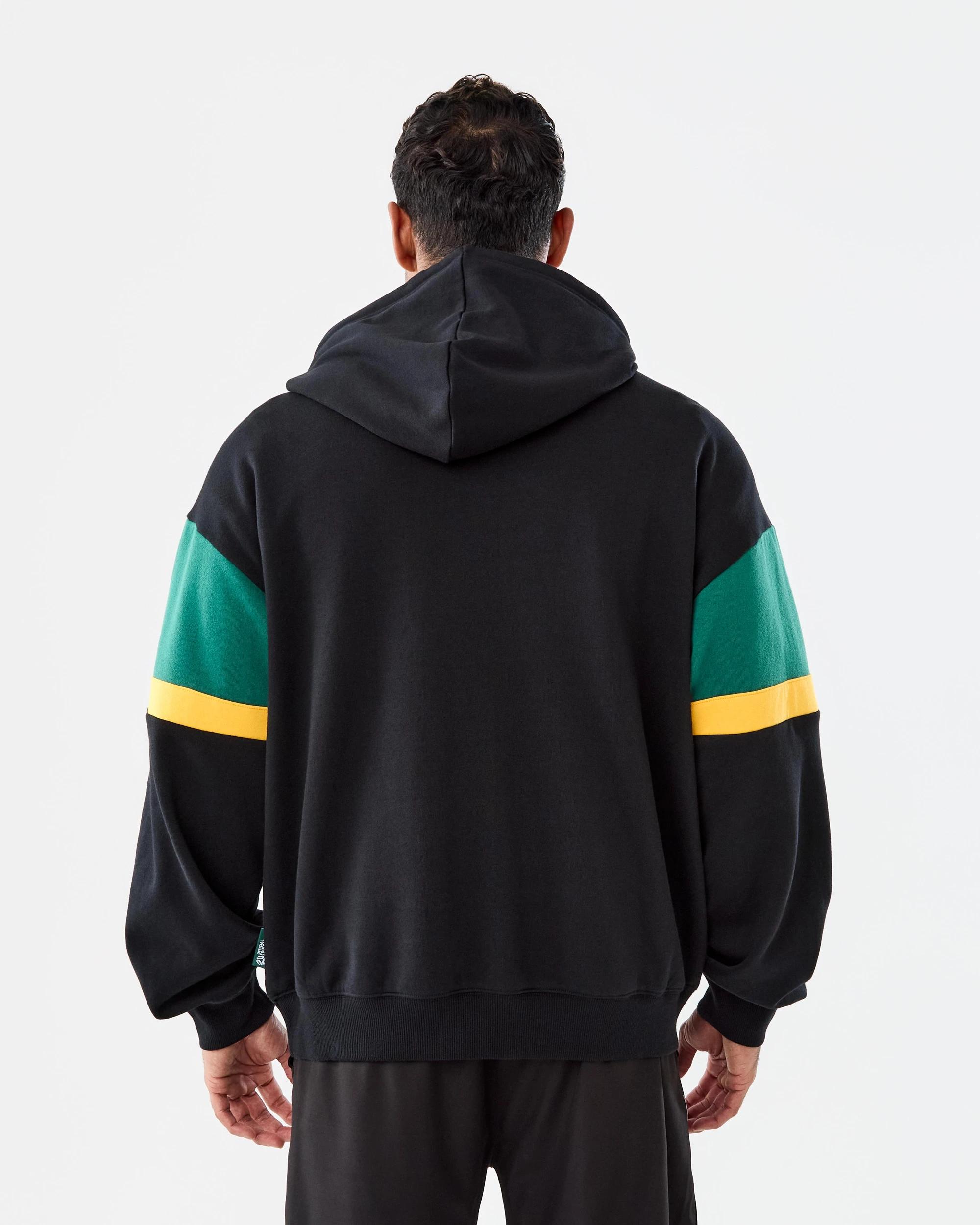 3 Socceroos Adult Hoodie Black, 3 of 9