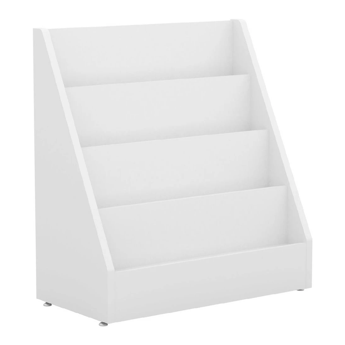 1 Young Kids Educational Tiered Bookcase White, 1 of 3
