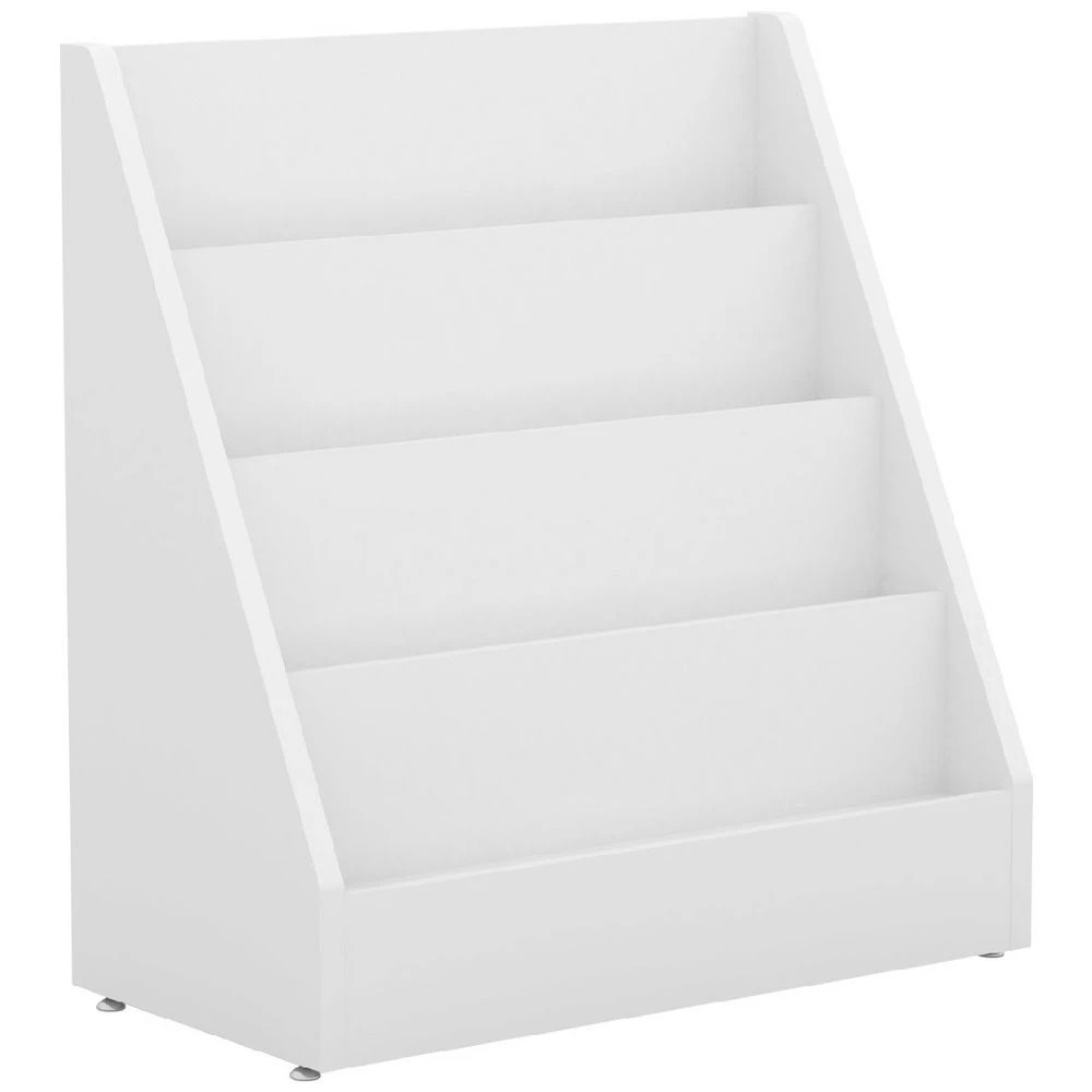 1 Young Kids Educational Tiered Bookcase White Kids Storage & Furniture, 1 of 3
