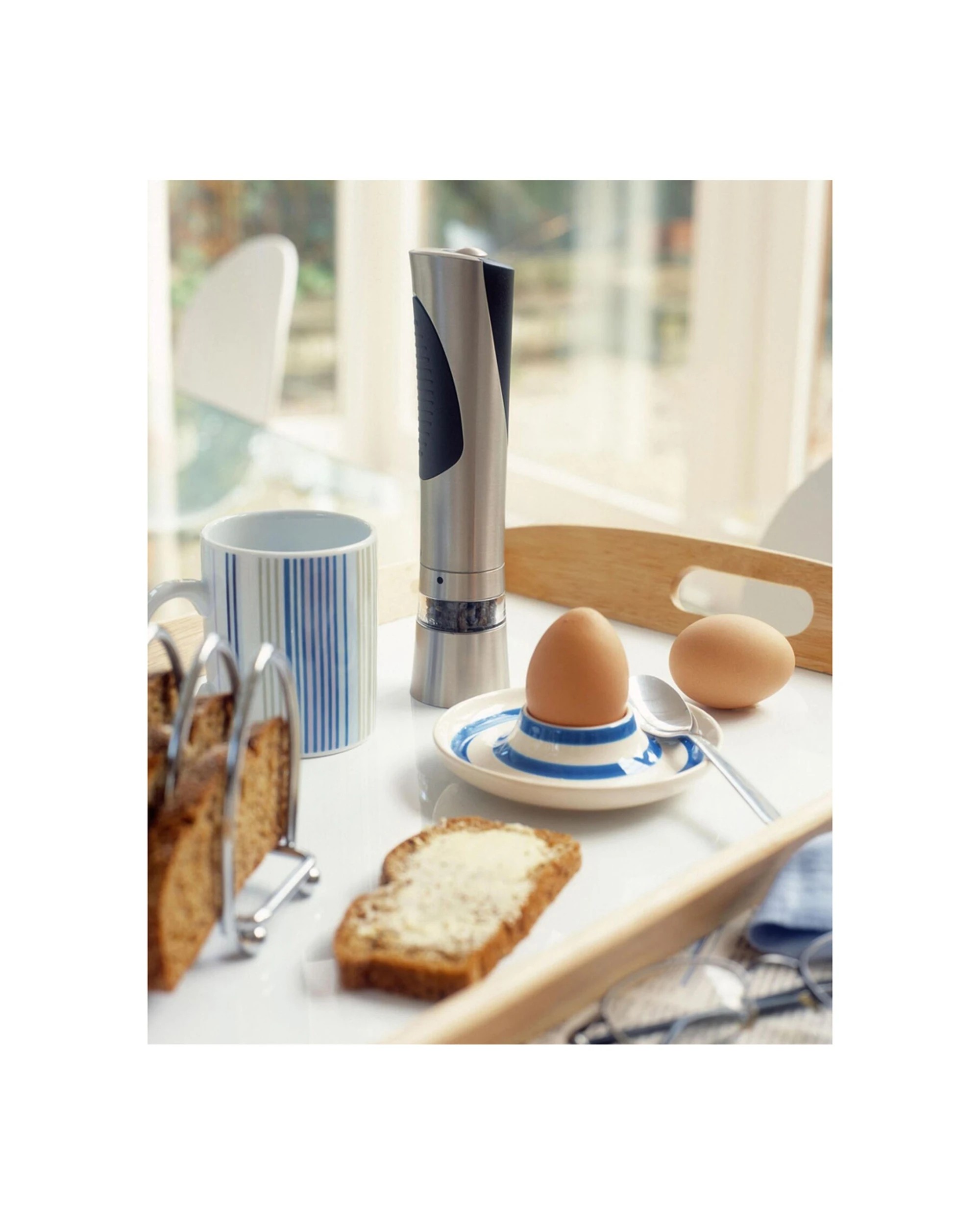 4 Cole & Mason Richmond Electronic Salt & Pepper Mill, Silver - Silver, 4 of 8