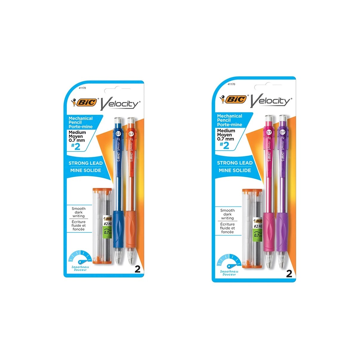 1 2 Pack BIC Velocity Mechanical Pencils - Assorted, 1 of 9