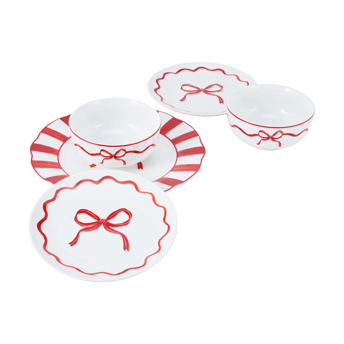 3 12 Piece Bow Dinner Set, 3 of 7