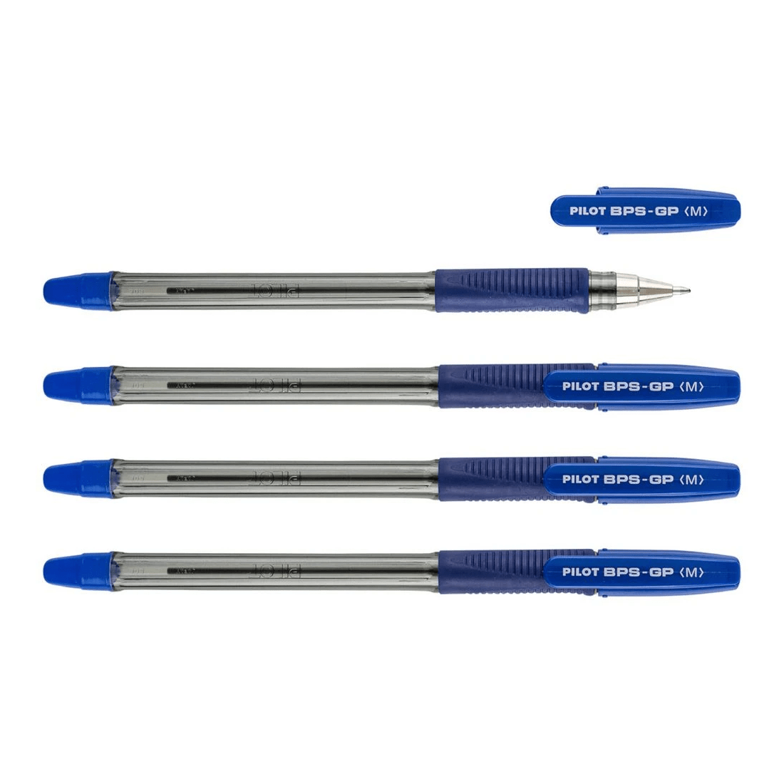 3 PILOT BPSGP Ballpoint Pen Medium 1mm Blue 4 Pack, 3 of 8