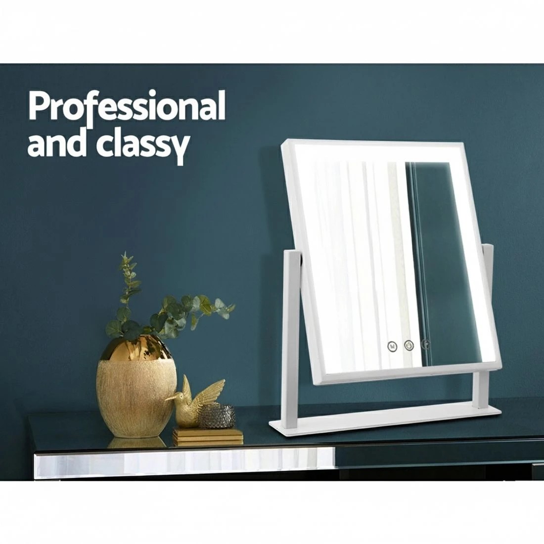 5 Embellir Makeup Mirror 25x30cm Hollywood Vanity with LED Light Rotation - Multi, 5 of 7