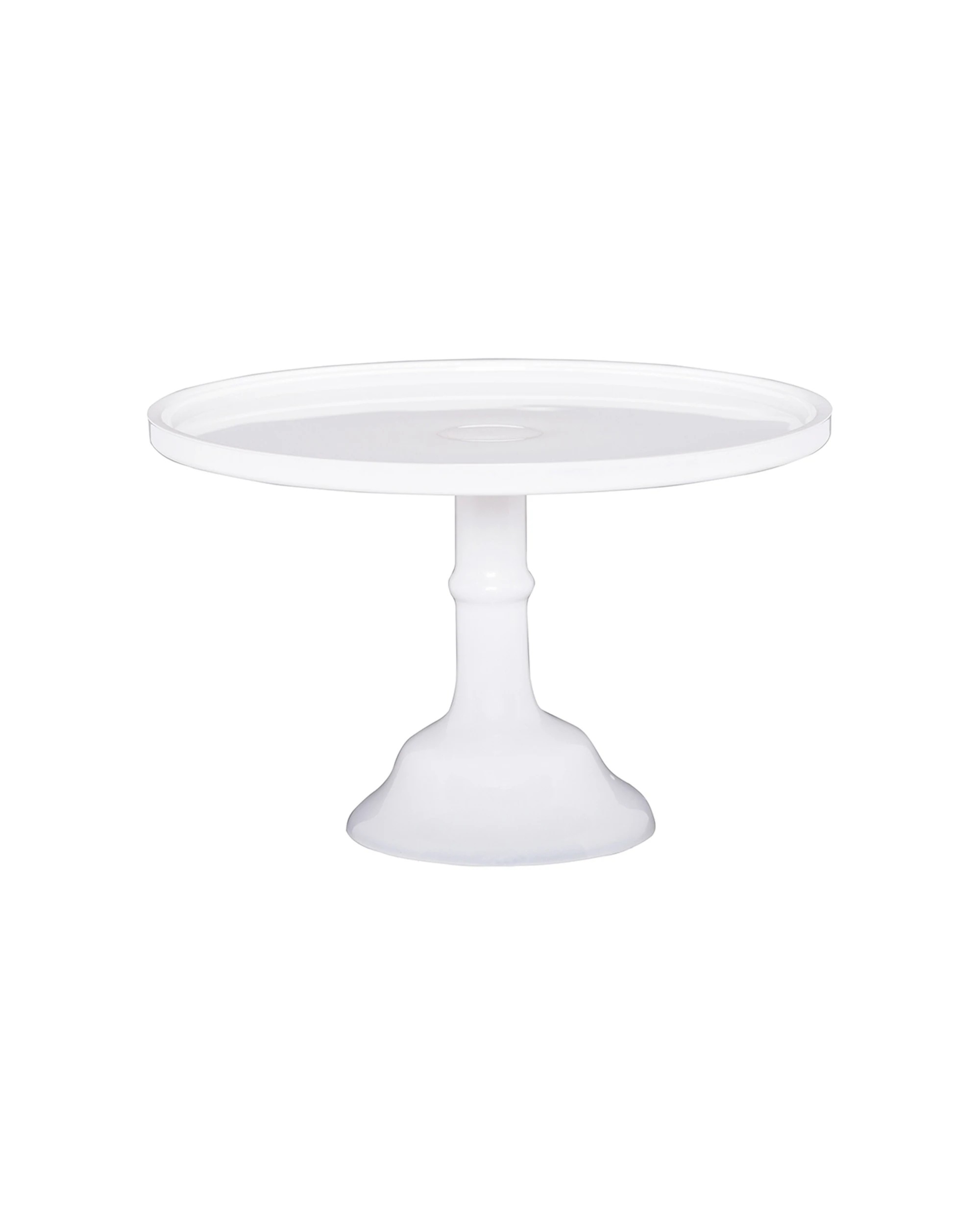 1 Ecology Glass Torte Cake Stand Dessert Display 29x18cm - White, 1 of 3