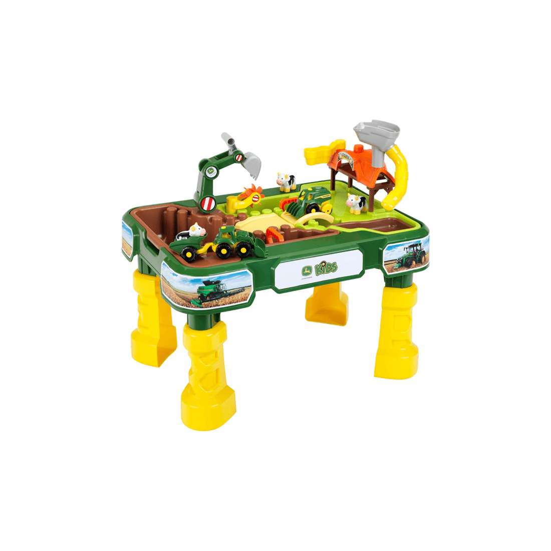 1 John Deere 2-in-1 Farm Sand Water Play Table Kids Toy 18 Months Plus - Durable Plastic - Green, 1 of 2