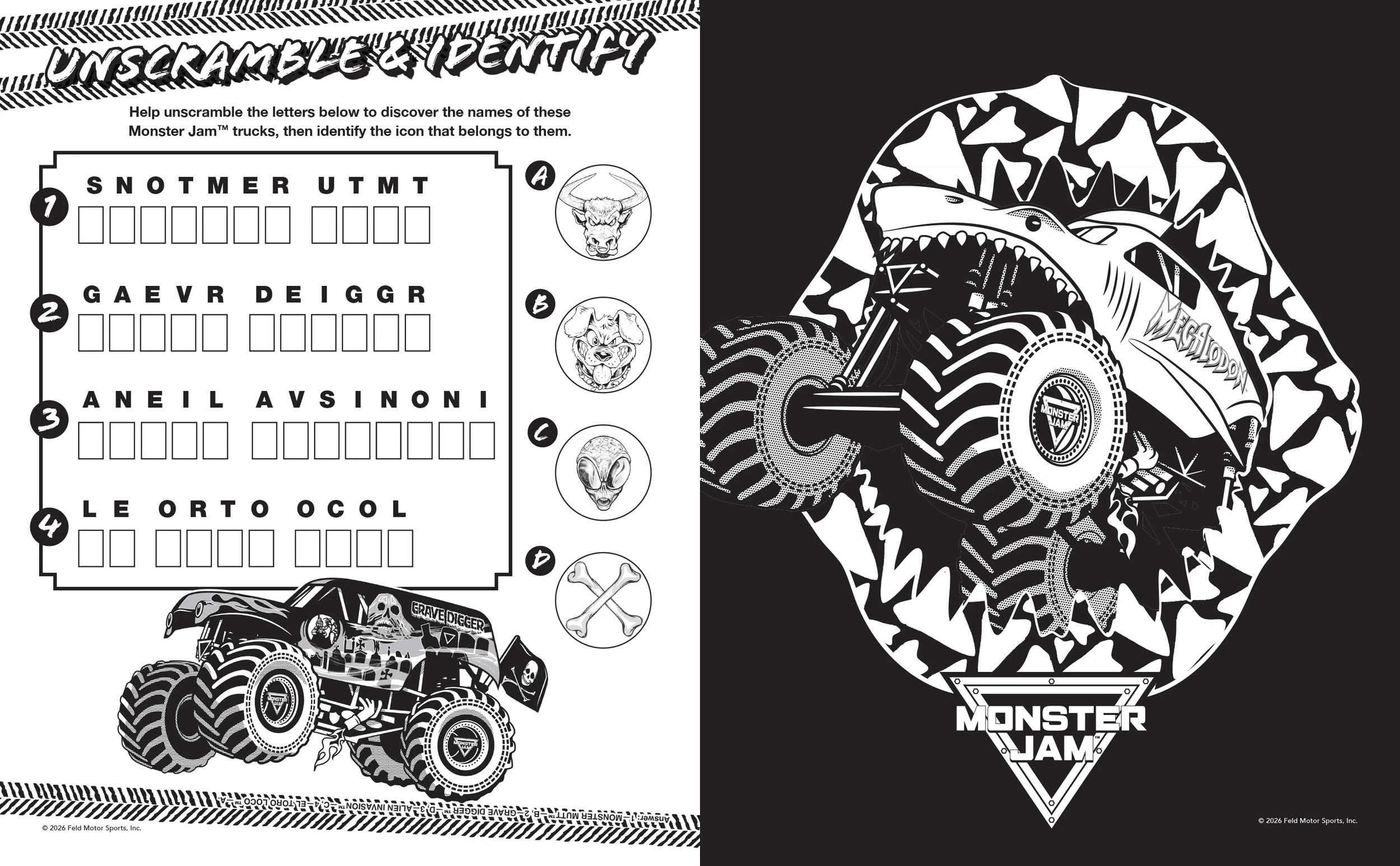 3 Monster Jam: Scratch and Reveal - Book, 3 of 5