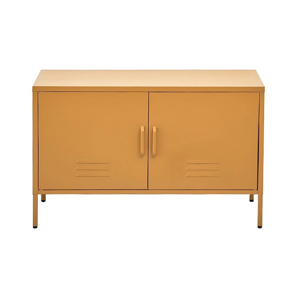 1 Artiss Buffet Sideboard Metal Cabinet - Yellow, 1 of 3