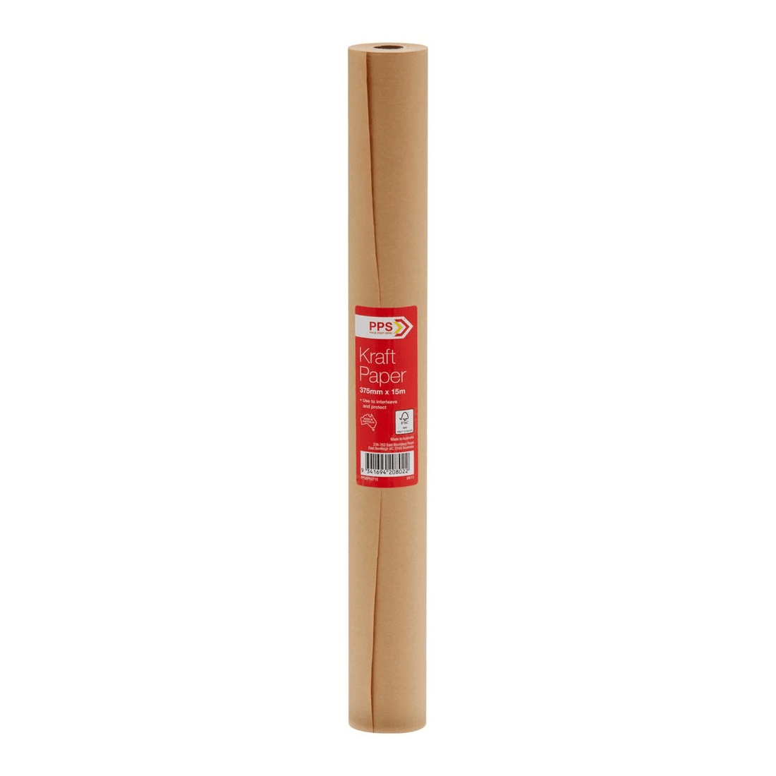 1 PPS Kraft Paper Roll 375mm x 15m, 1 of 3