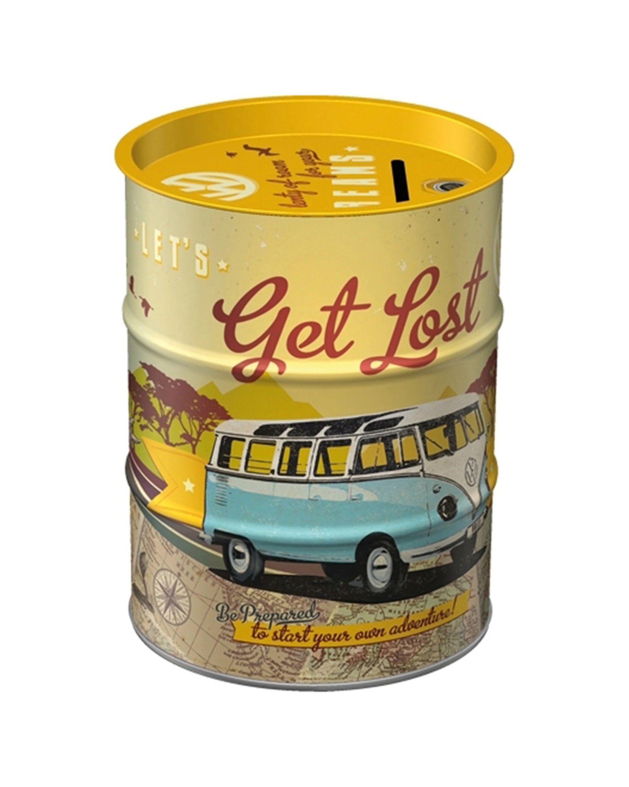1 Nostalgic-Art Storage Money Box - Oil Barrel VW Get Lost - Multi, 1 of 4