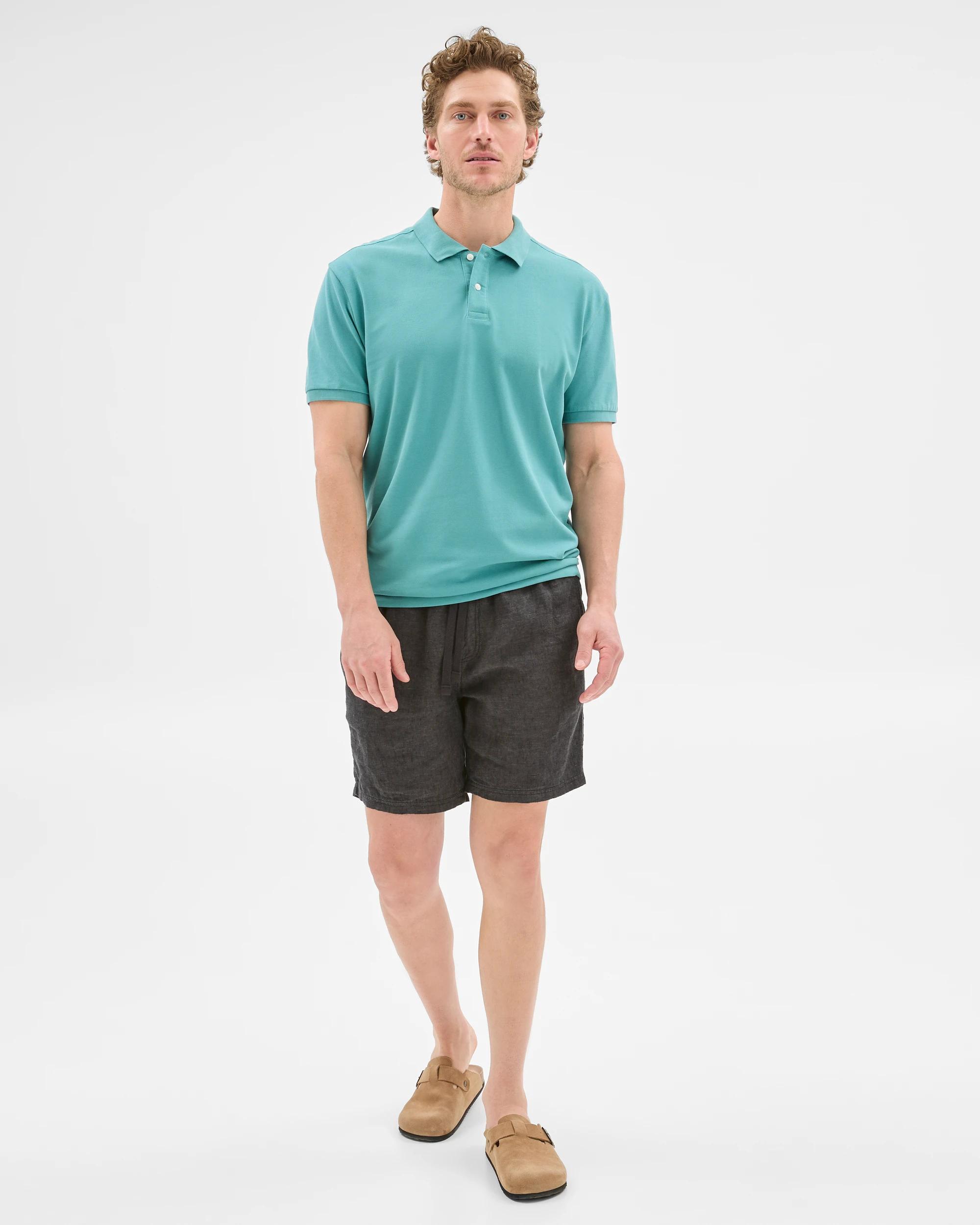 6 Target Australian Cotton Pique Polo Top TEAL, 6 of 6