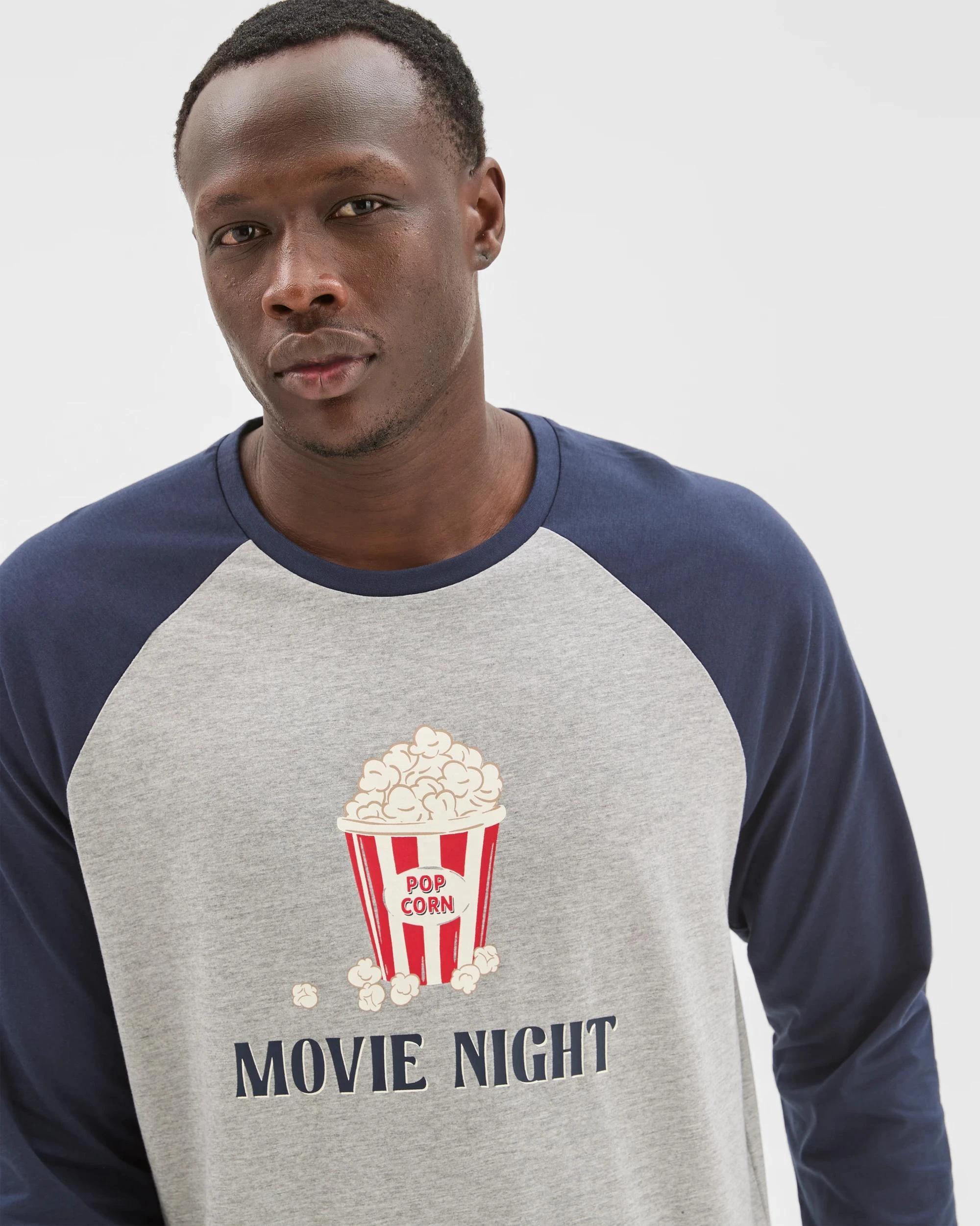 3 Maxx Australian Cotton Blend Sleep T-Shirt GREY MARLE, 3 of 6