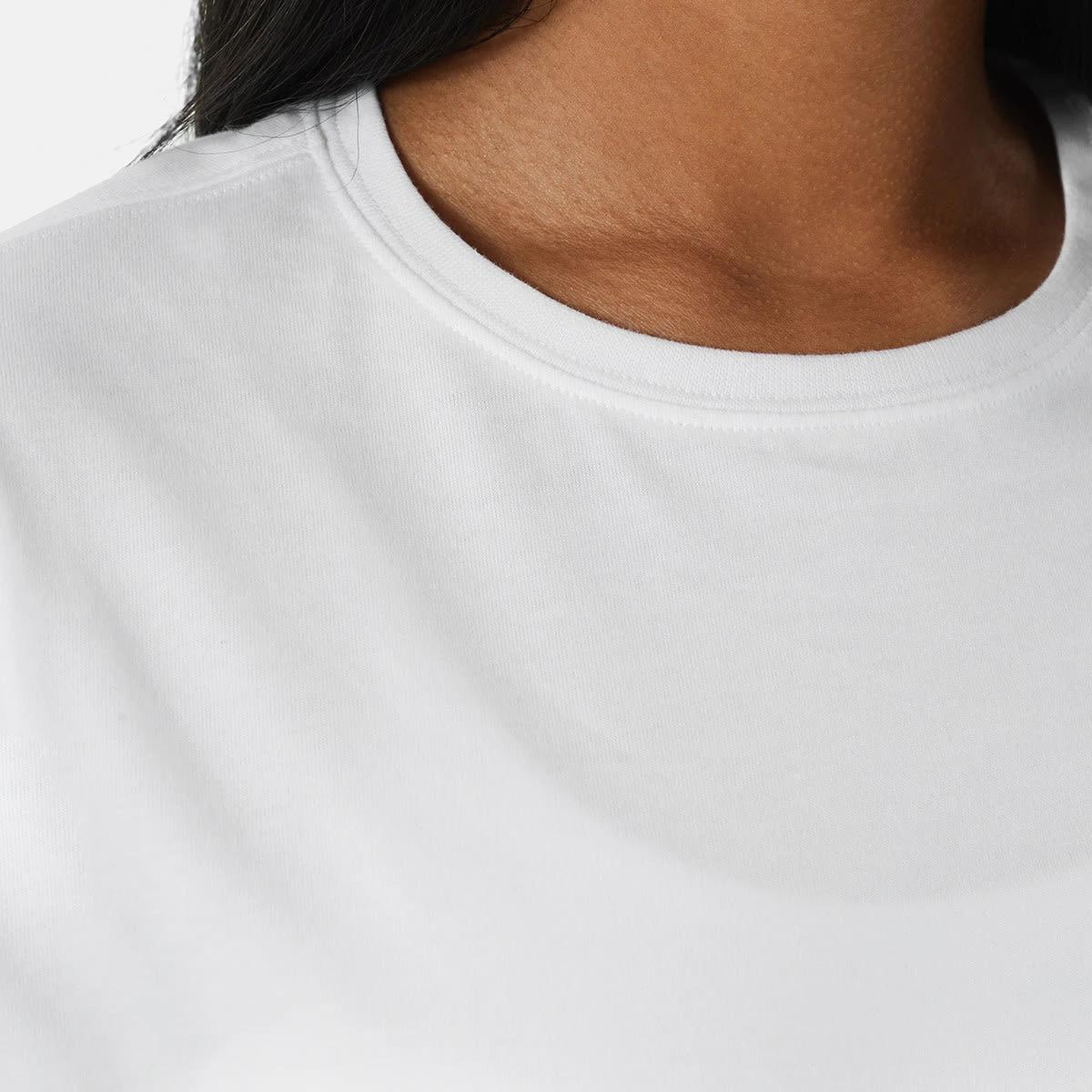 4 Short Sleeve Plain T-shirt WHITE, 4 of 8