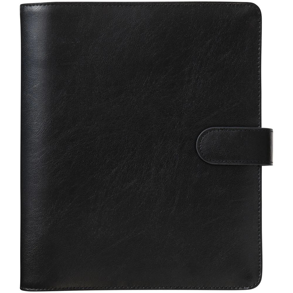 2 Otto Desk Organiser Split Leather Black, 2 of 4