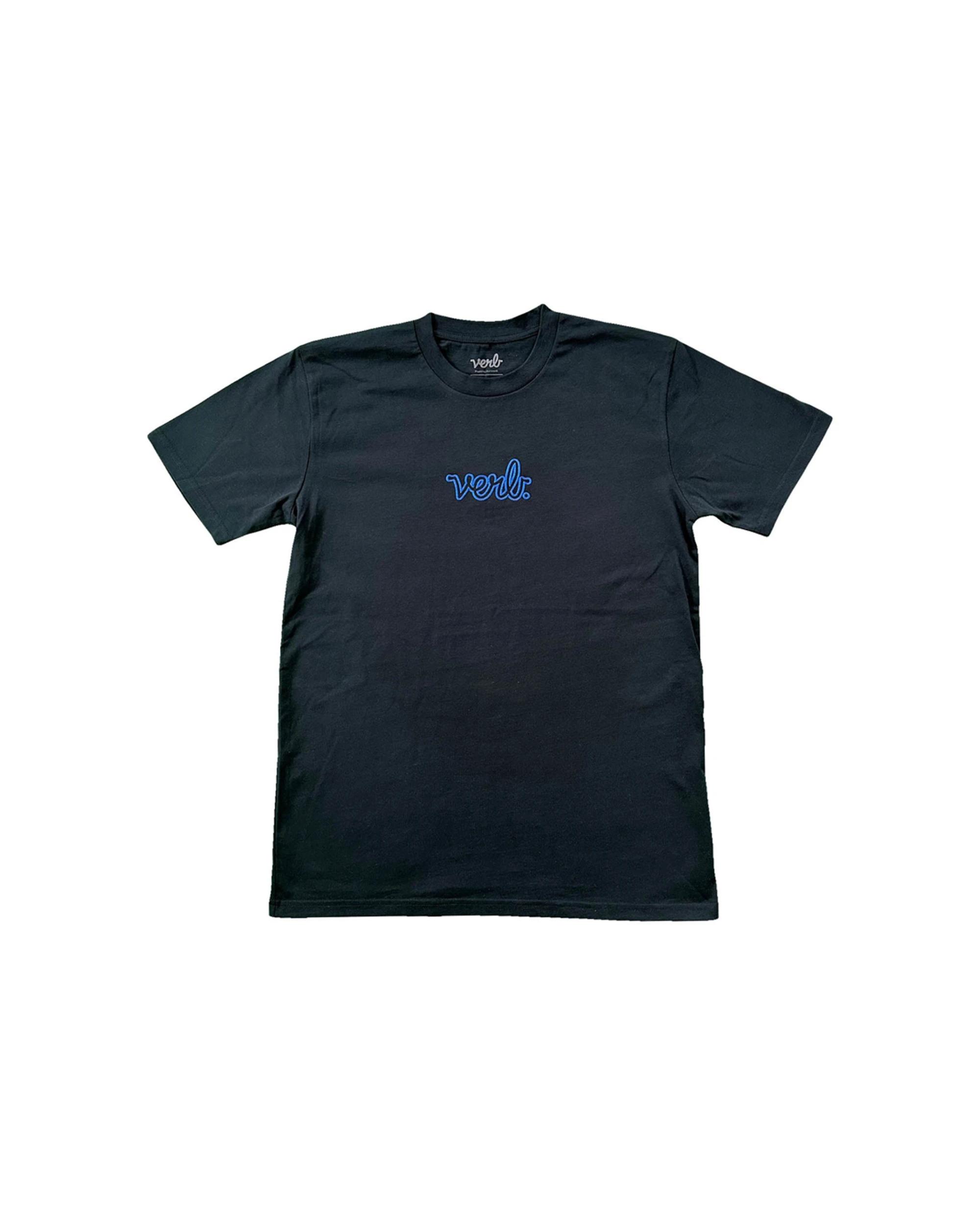 1 Verb Puffed Men Classic Logo 100% Cotton Skateboards T Shirt NAVY, 1 of 3