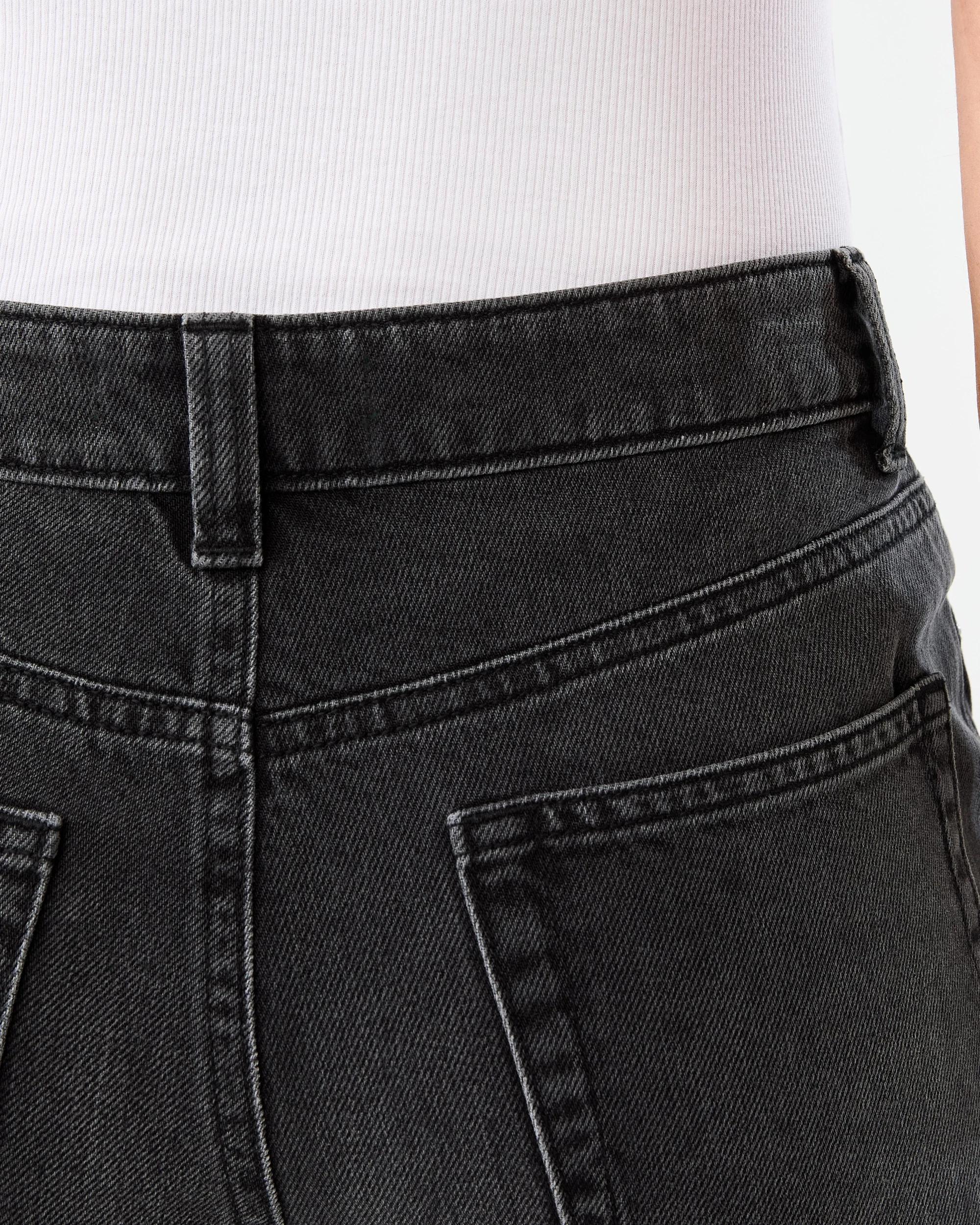 6 Straight Leg Jeans Blk Denim, 6 of 8