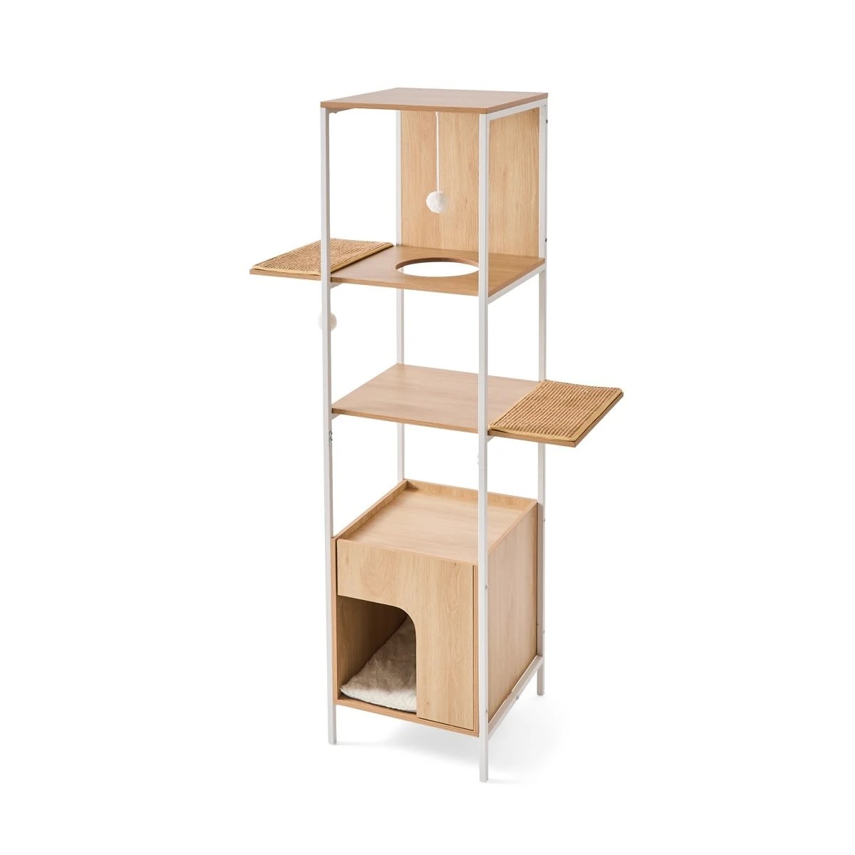 3 Cat Tower Wooden, 3 of 10