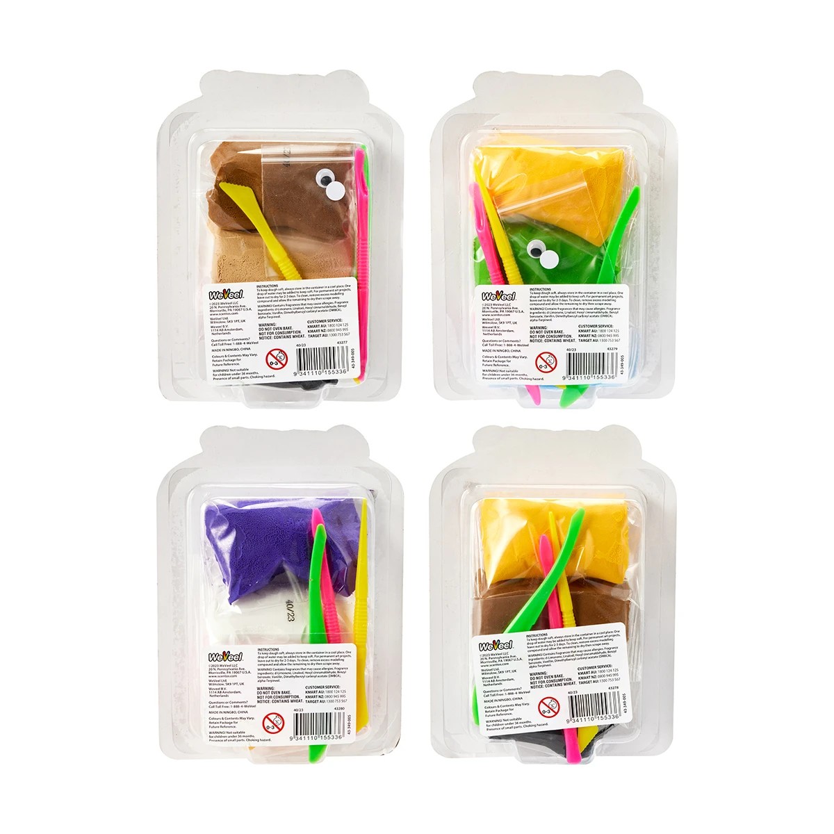 10 Scentos Scented Air Dry Clay - Assorted, 10 of 10