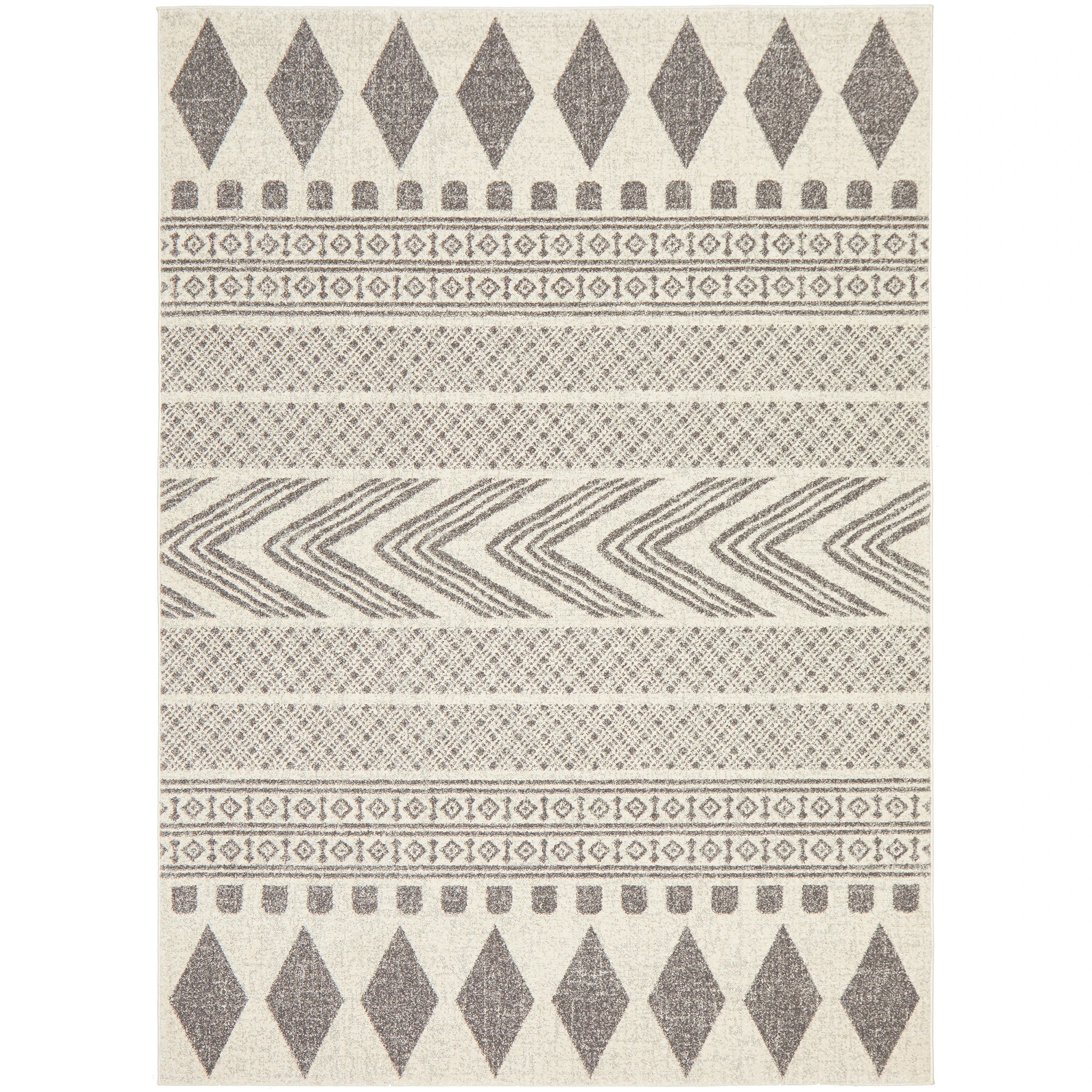2 Common Ground Rugs Phantom 359 290x200cm - Large Floor Rug - Silver, 2 of 8