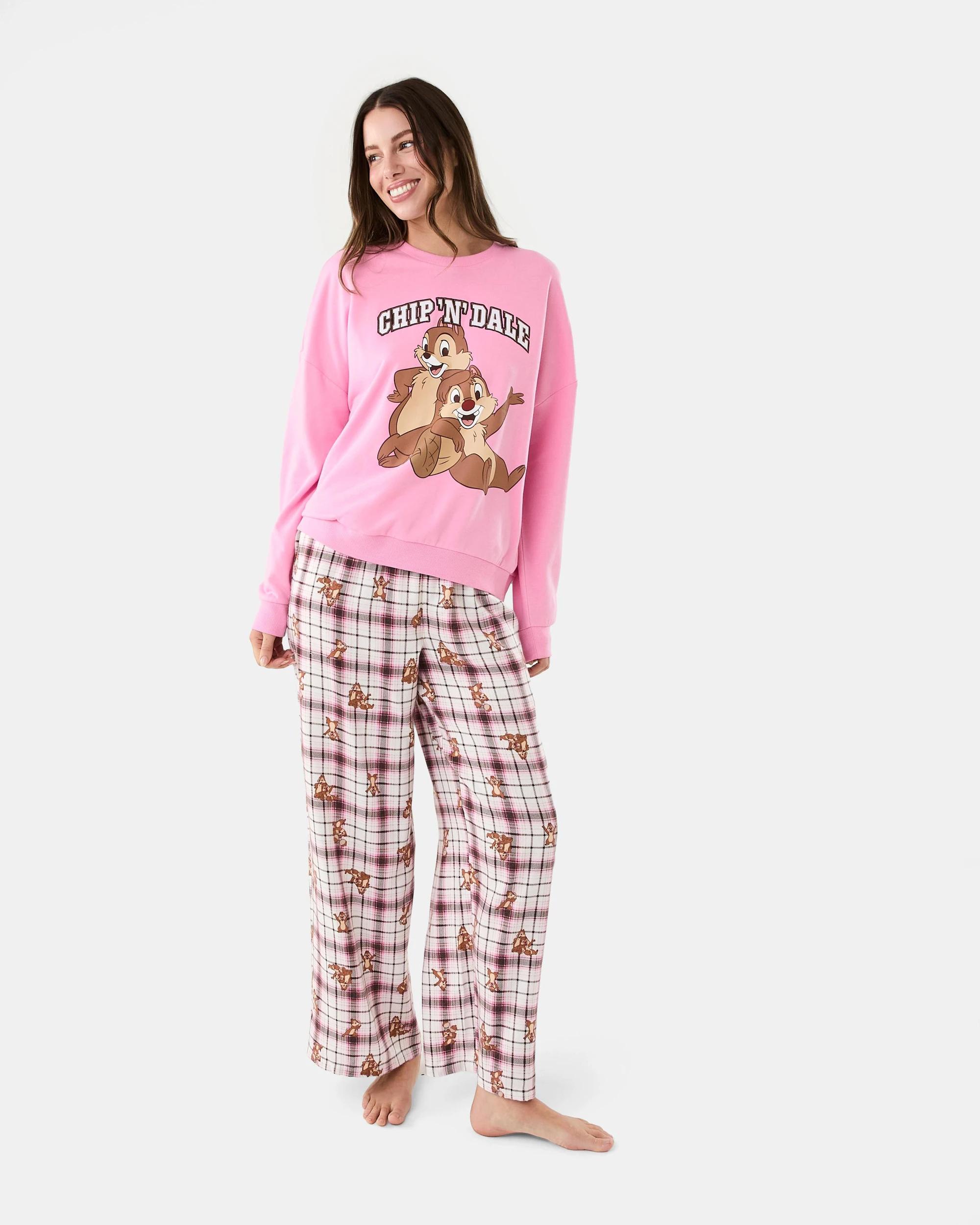 1 Chip 'n' Dale License Sweatshirt and Flannel Pants Pyjama Set Chip Dale, 1 of 7