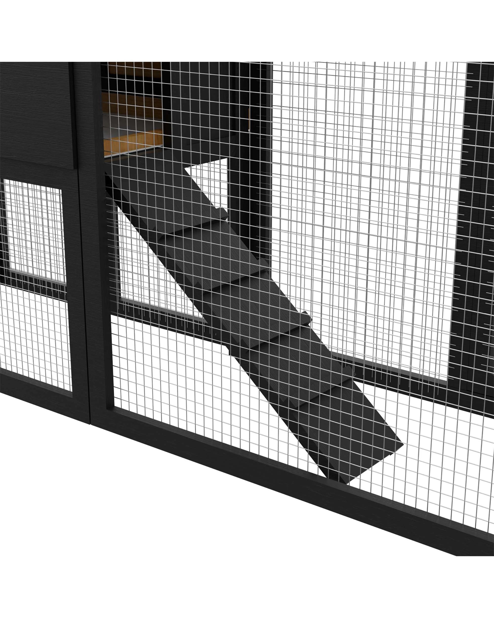 7 Advwin Chicken Coop Rabbit Hutch Extra Large Wooden Run Bunny Cage, 7 of 9