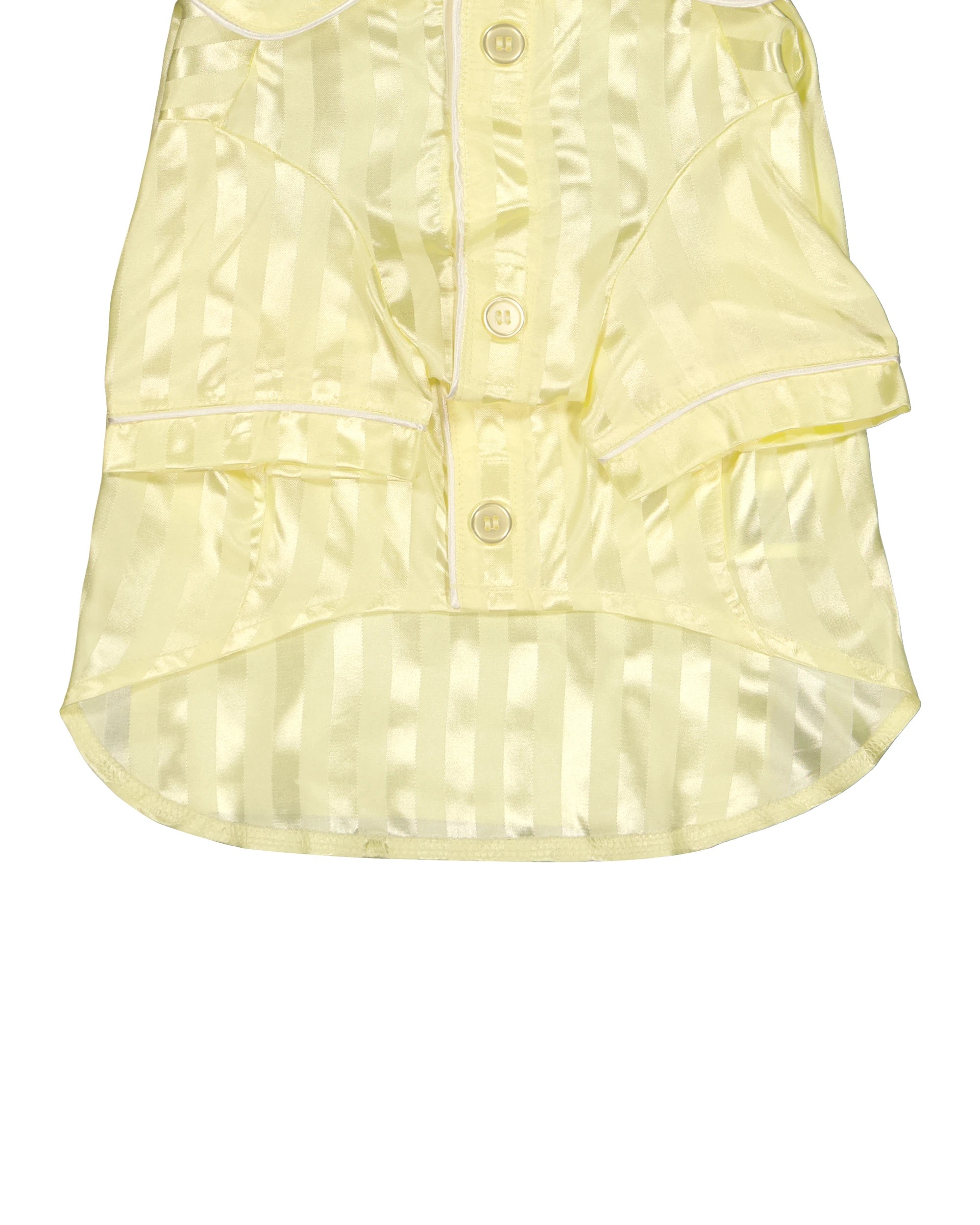8 Pet Satin Pyjamas - Medium, Yellow, 8 of 9