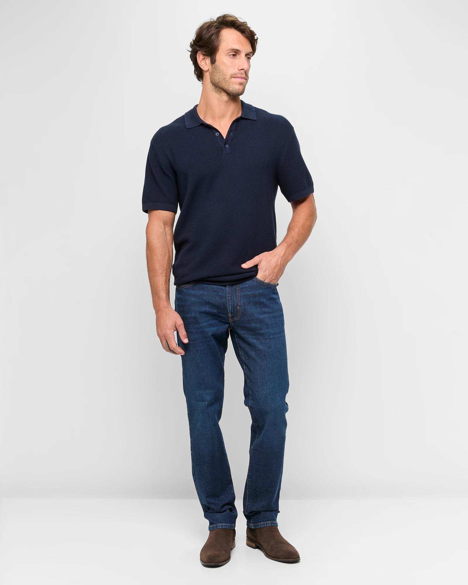 2 Target Straight Fit Denim Jeans BLUE NIGHTS, 2 of 5