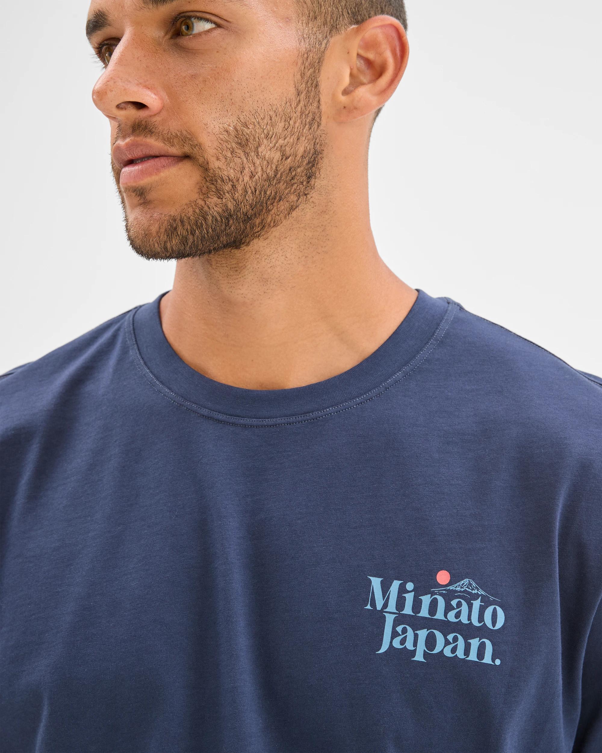 5 Target Man Australian Cotton Print T-Shirt NAVY, 5 of 5