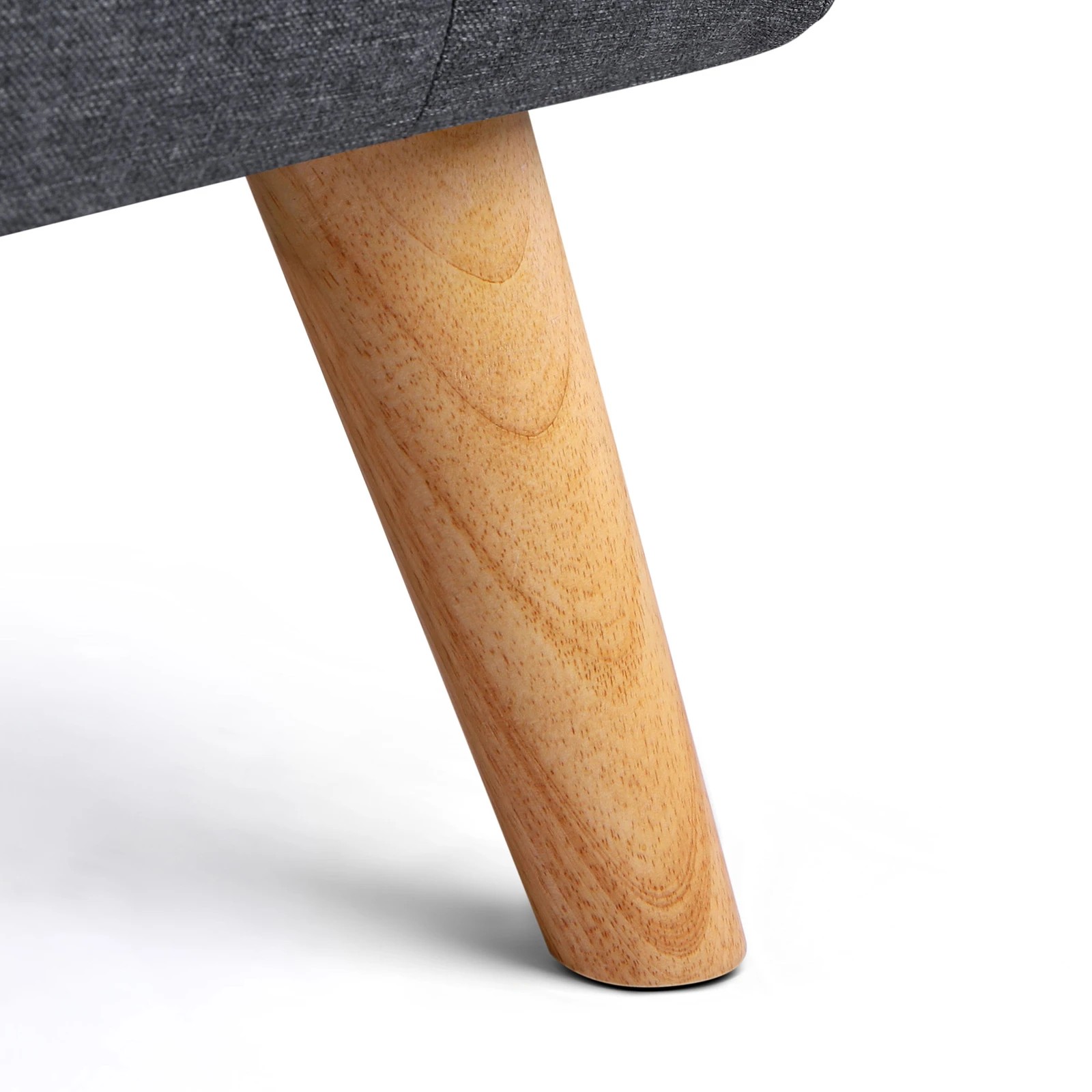 4 Alfordson 2x Sofa Bed Single Chair Fabric - Grey, 4 of 9