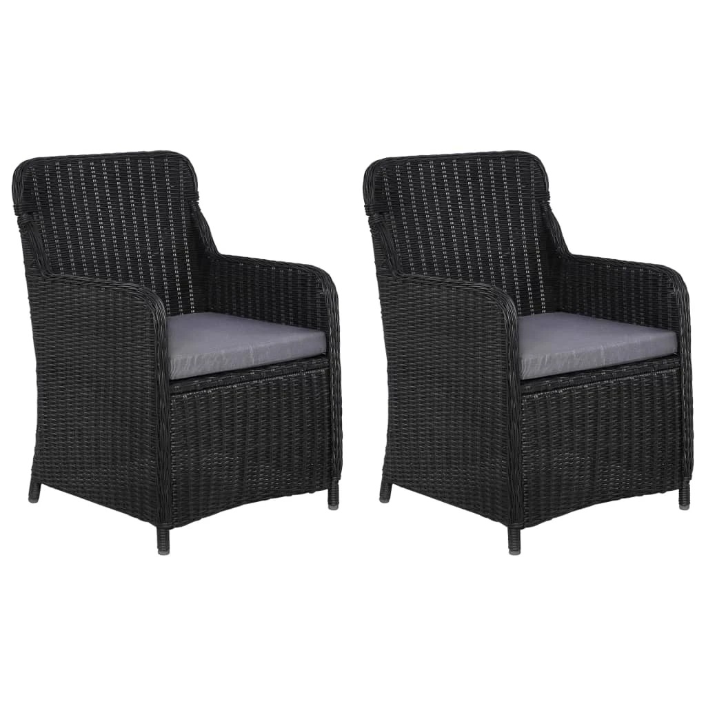1 vidaXL Armchair Removable Covers - Black, 1 of 7