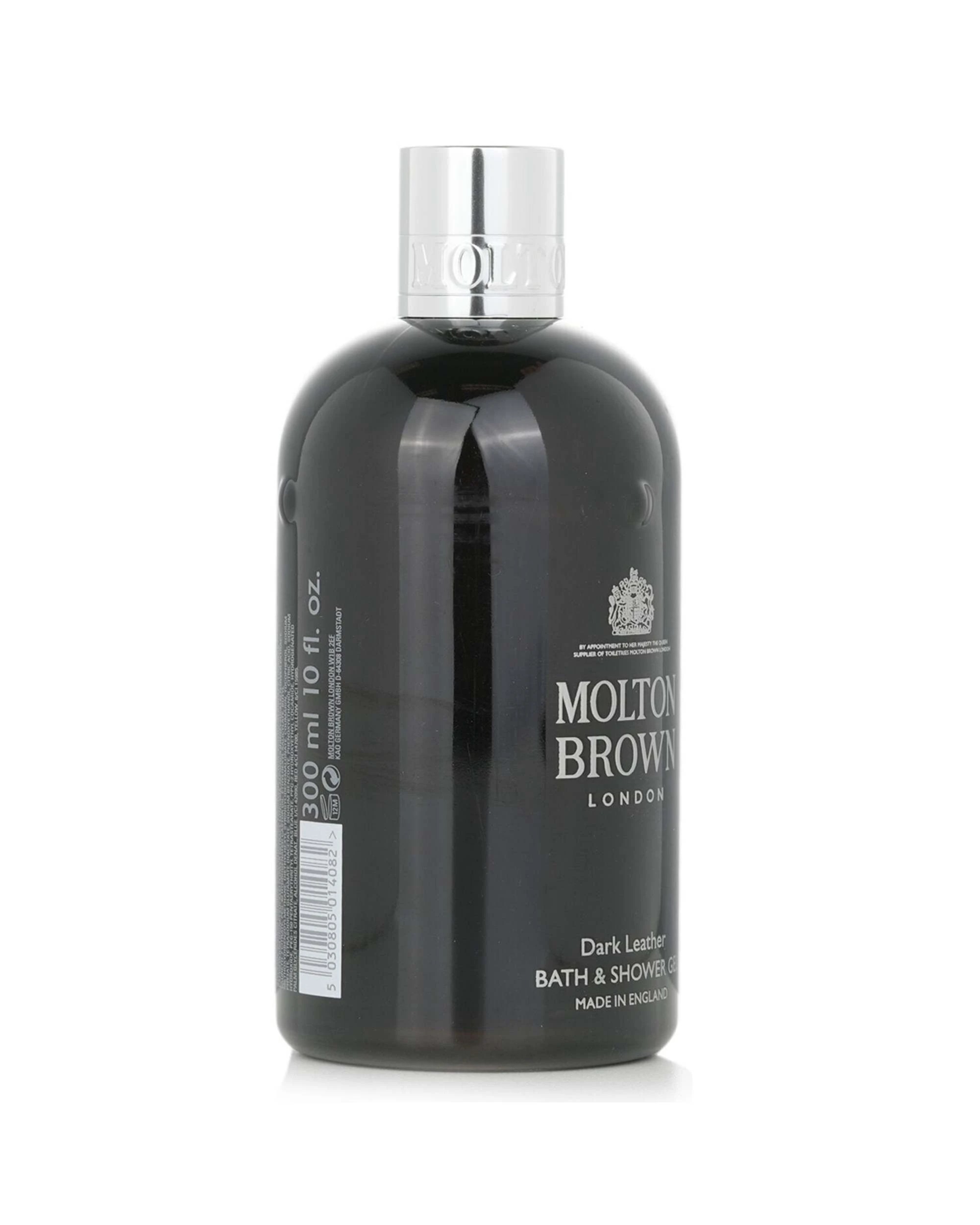 2 Molton Brown Dark Leather Bath & Shower Gel  300ml/10oz, 2 of 3