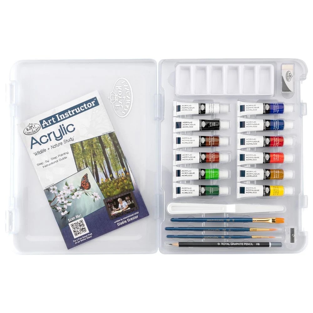 3 Royal & Langnickel Art Instructor Set Acrylic 22 Pieces, 3 of 6